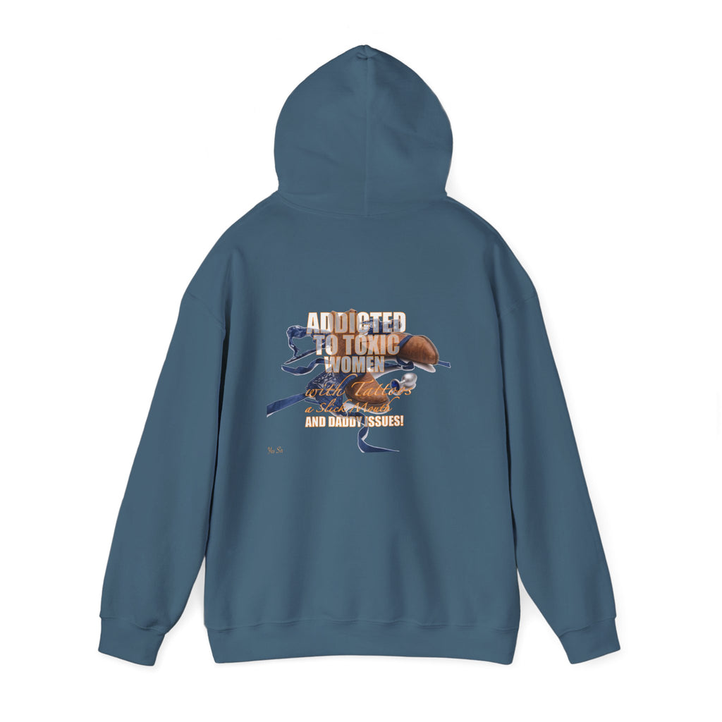 Addicted | Yes Sir Hoodie | Recovering Addict Graphic Hoodie