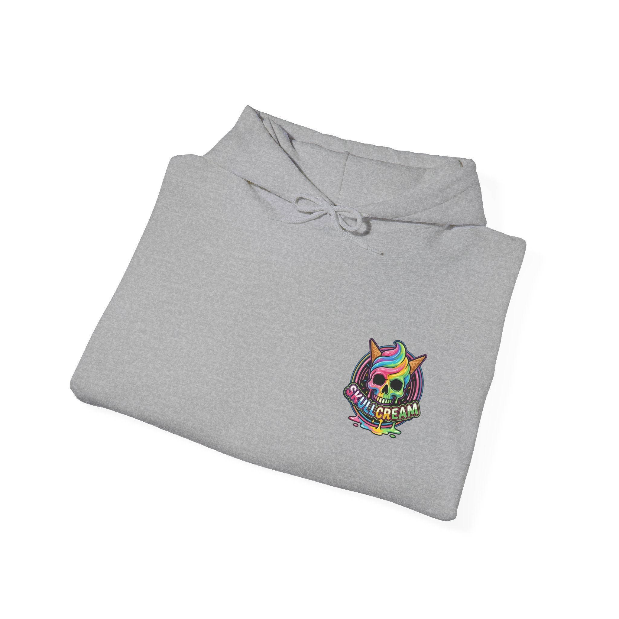 Skullcream-Don’t Push-Pops Hoodie | Dripping Skull Graphic