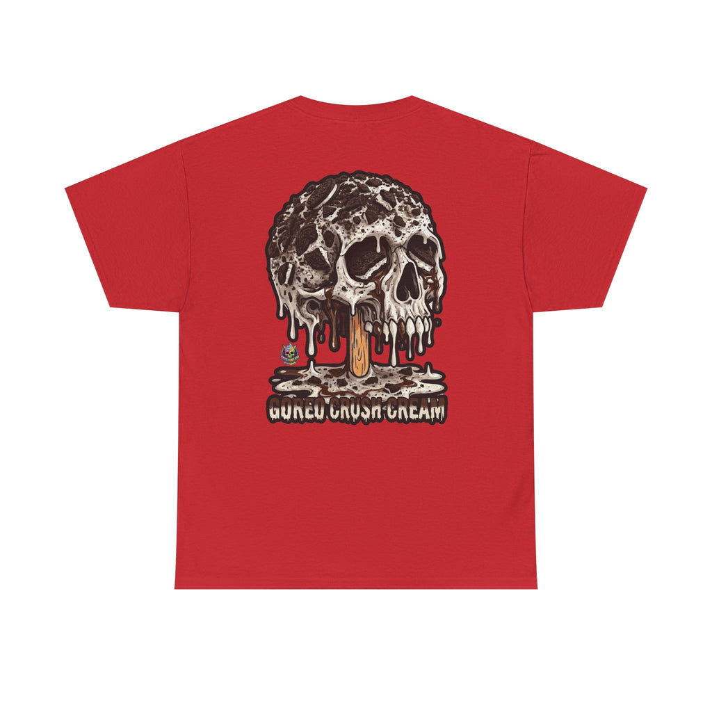 Skullcream-Goreo Crush Cream T-Shirt | Colorful Drip Graphic Tee