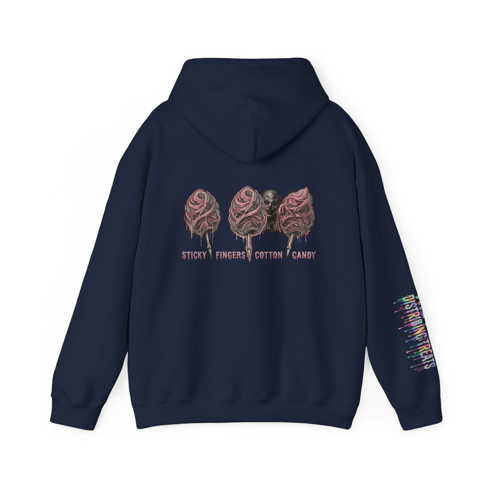 Cotton Candy Skullcream Hoodie — Sticky Fingers Band Graphic Pullover