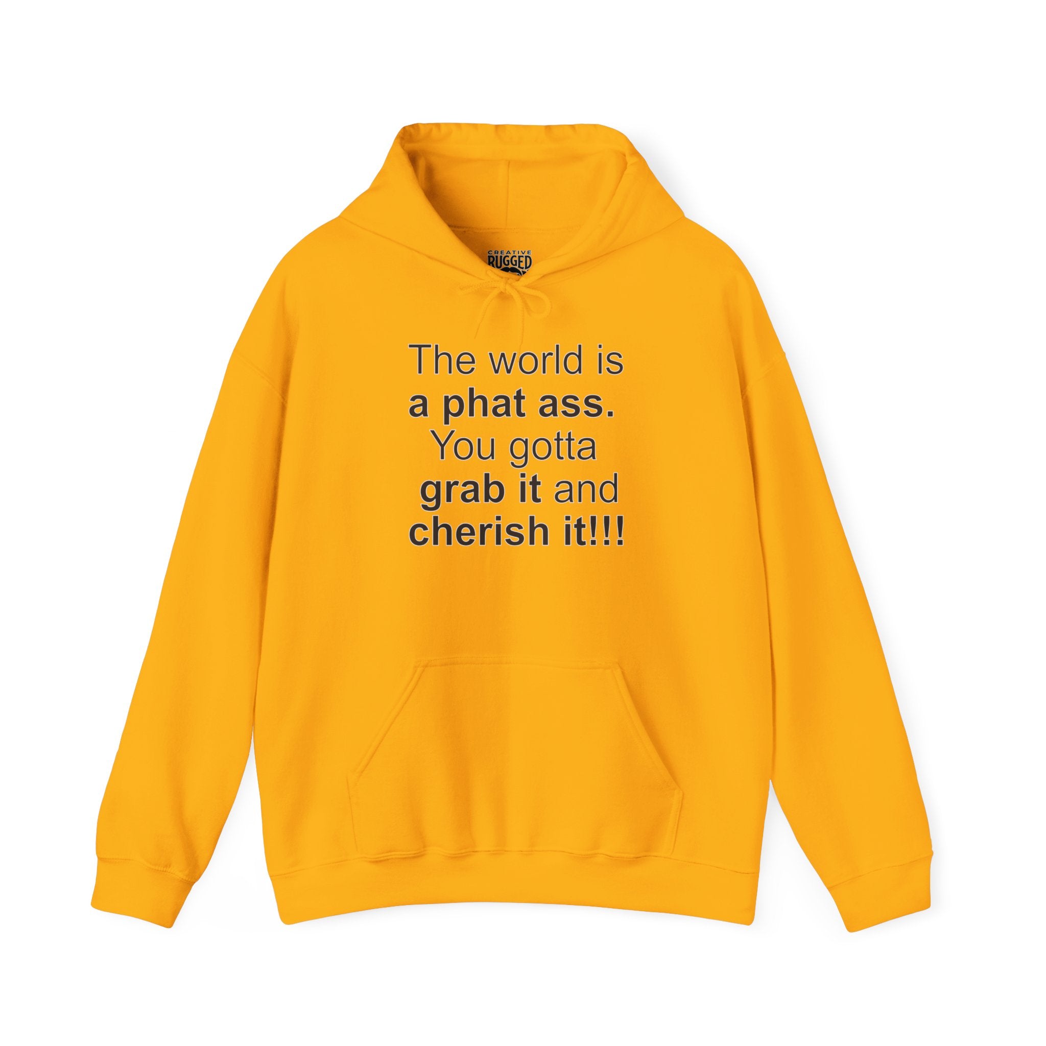 The World | Yes Sir Hoodie | Cherish It Graphic Hoodie