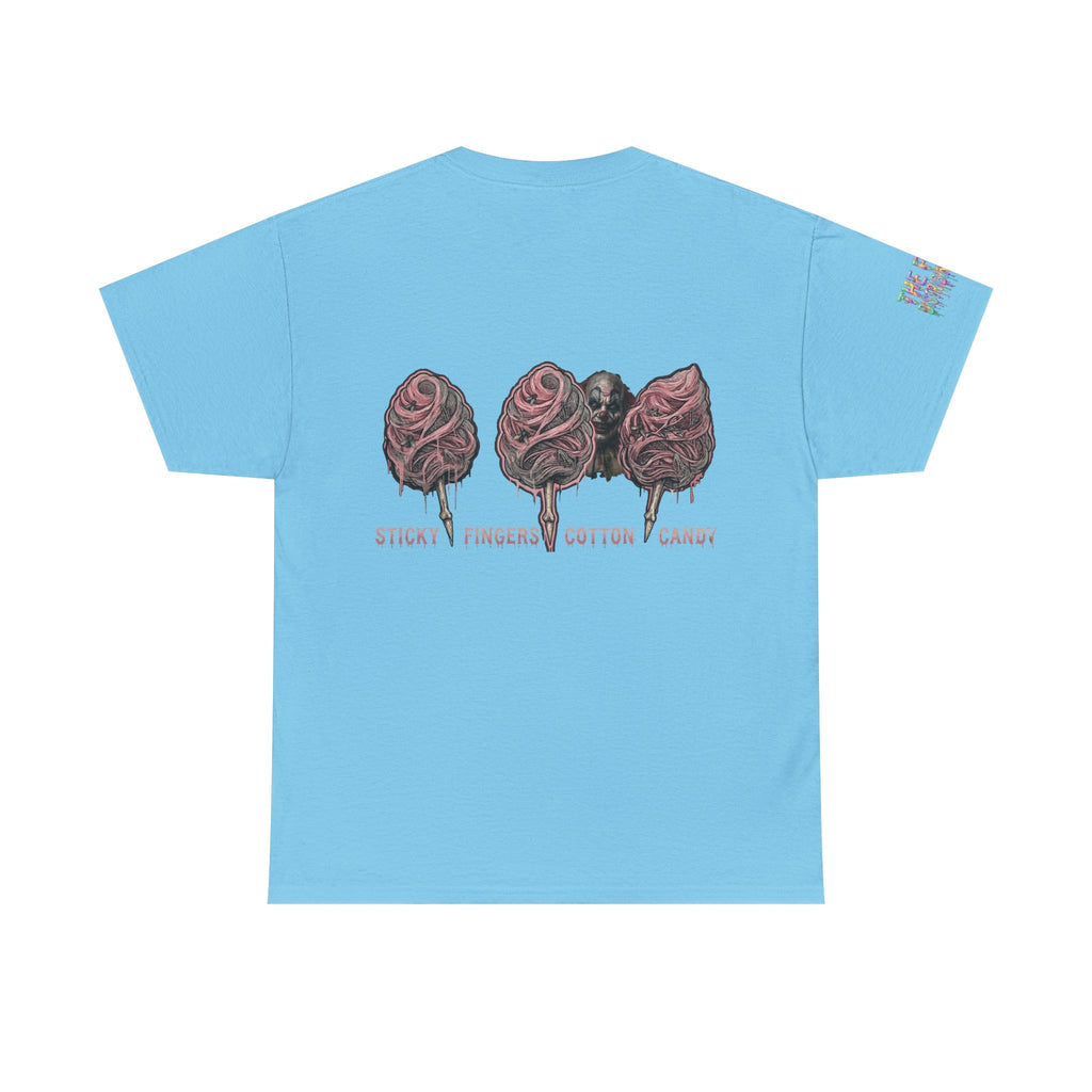 Cotton Candy Skullcream T Shirt — 'Sticky Fingers' Graphic T-Shirt