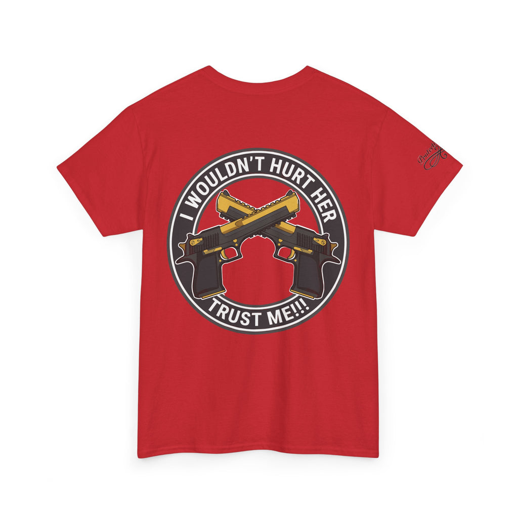 Protective Dad Pistols T-Shirt | Here’s Your Warning