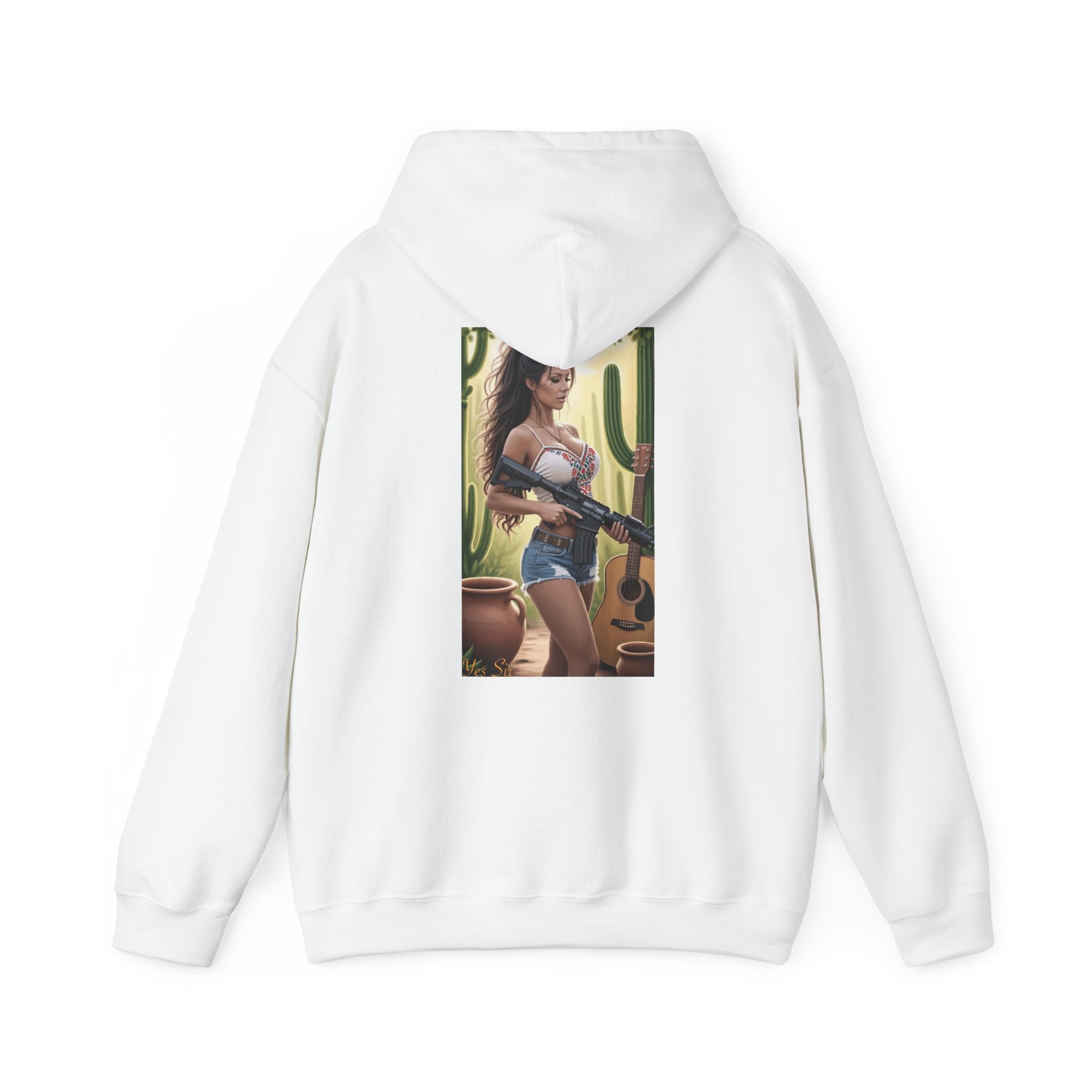 Nice Guitar- Yes Sir Hoodie | Parental Advisory  for the Bearded