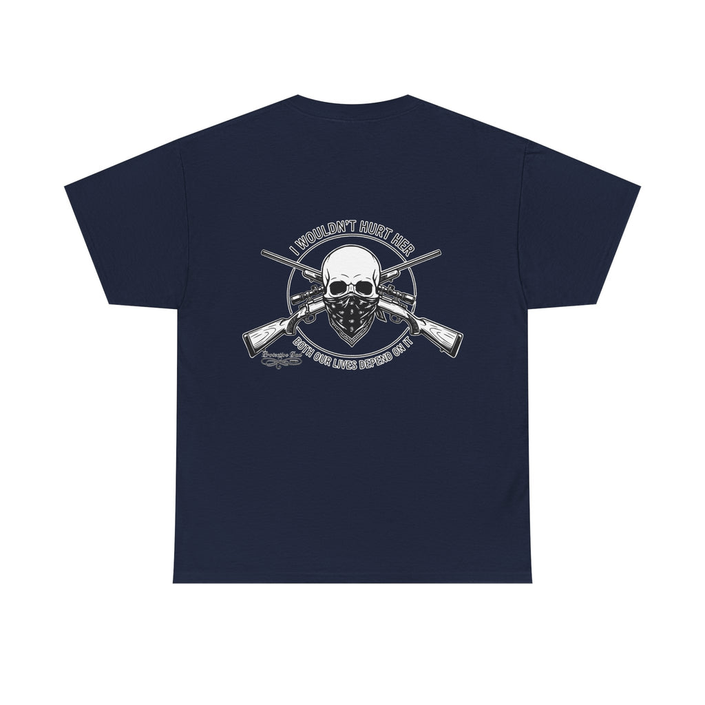 Protective Dad Rifles T-Shirt | Here’s Your Warning