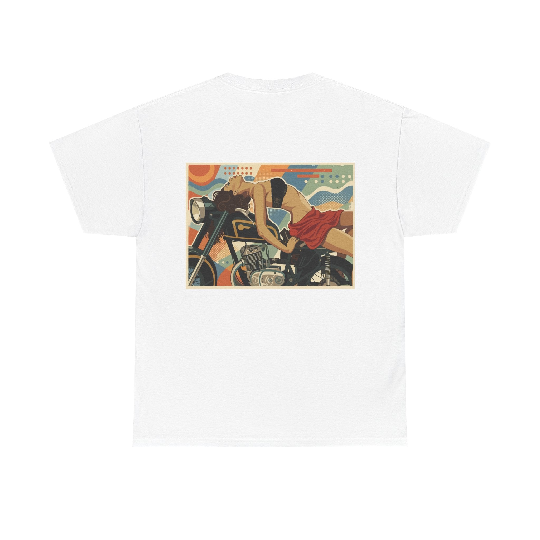 Yes Sir-Pin Up Biker T-Shirt | Parental Advisory  for the Bearded