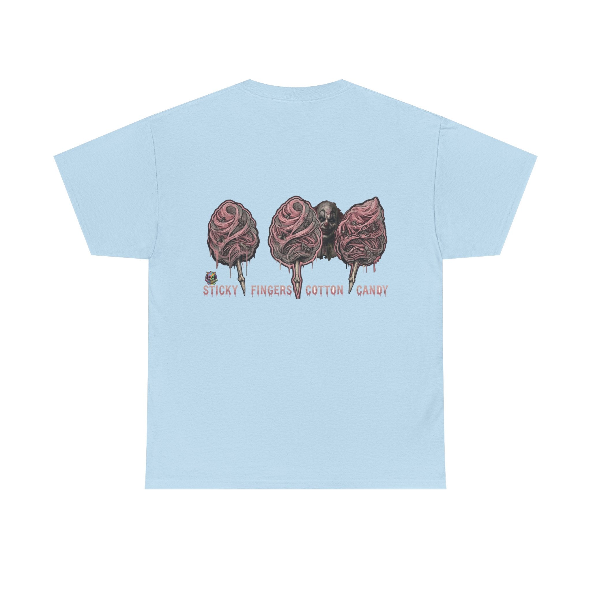 Cotton Candy Skullcream T Shirt — 'Sticky Fingers' Graphic T-Shirt