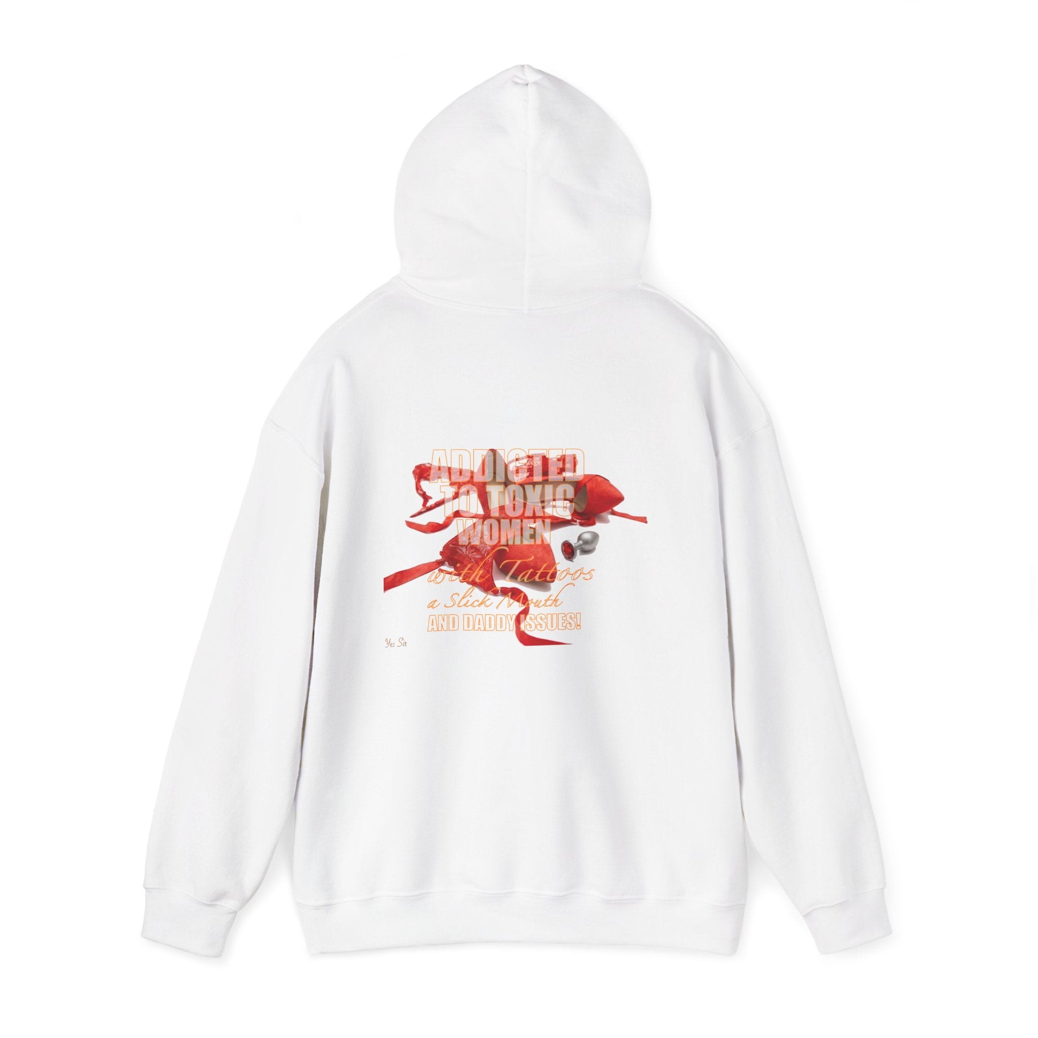 Addicted | Yes Sir Hoodie | Recovering Addict Graphic Hoodie
