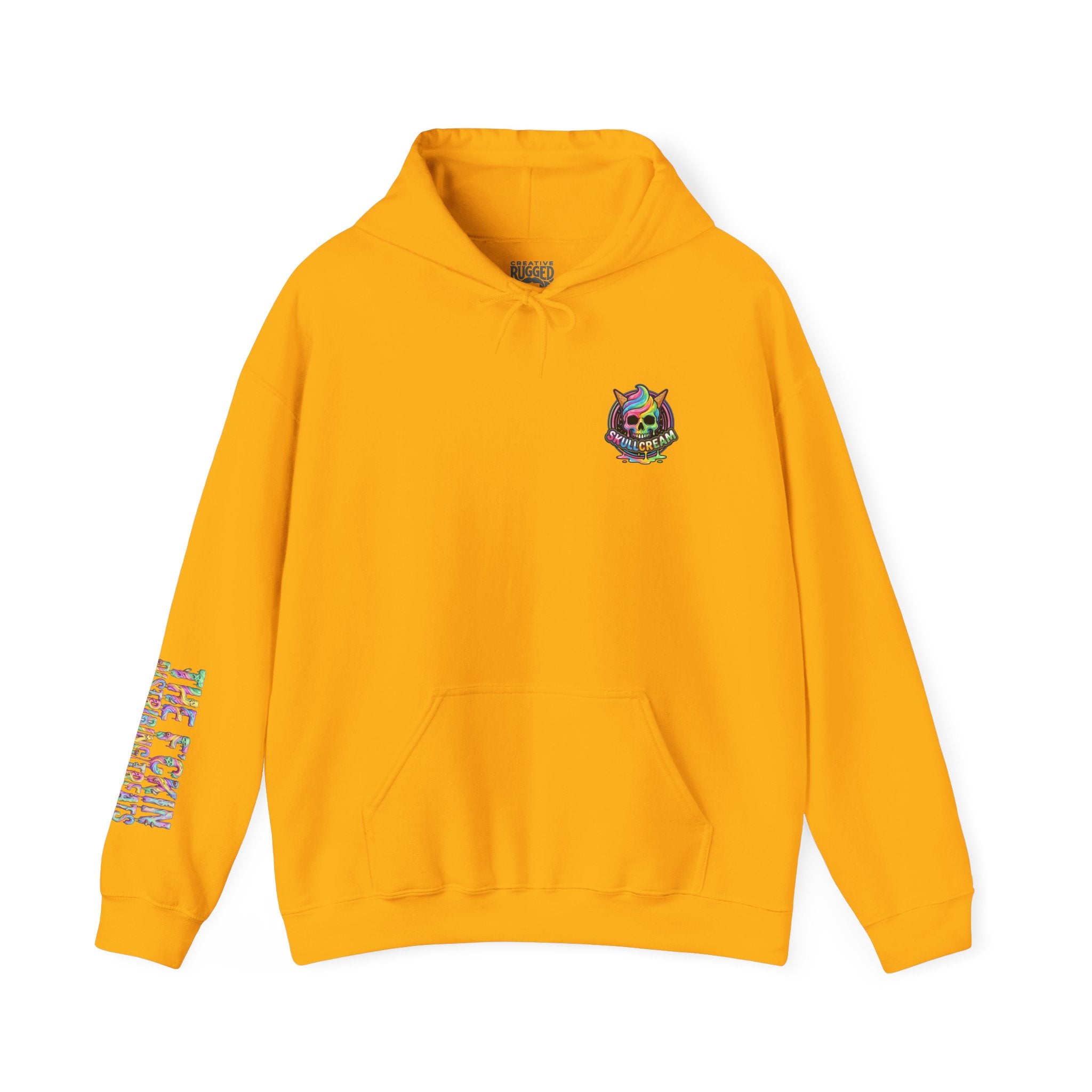 Skullcream Creepy Candy Apple Hoodie — 'Parasitic Carnival' Graphic Pullover