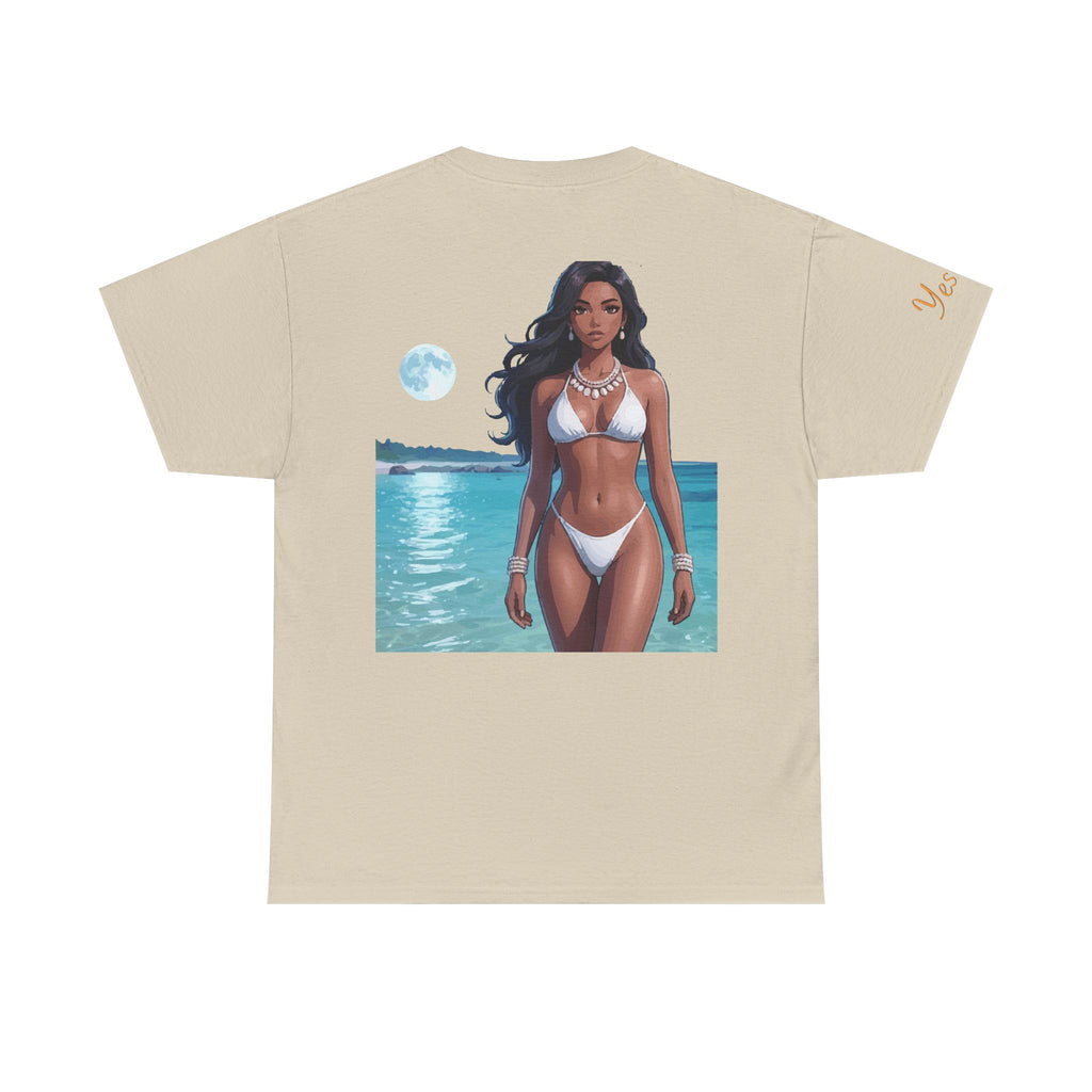 Under the Moon Light Yes Sir T-Shirt | Parental Advisory  for the Bearded