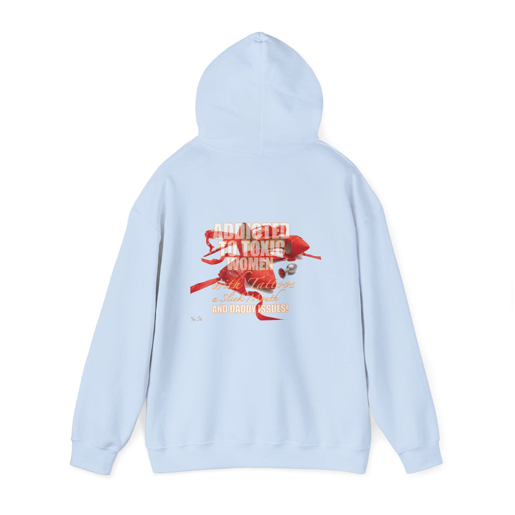 Addicted | Yes Sir Hoodie | Recovering Addict Graphic Hoodie