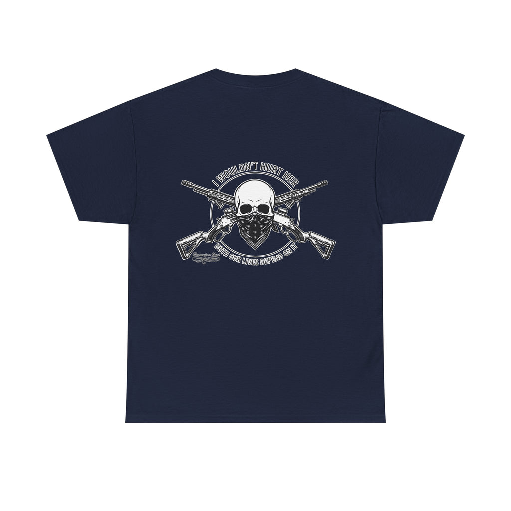Protective Dad Lever Actions T-Shirt | Here’s Your Warning