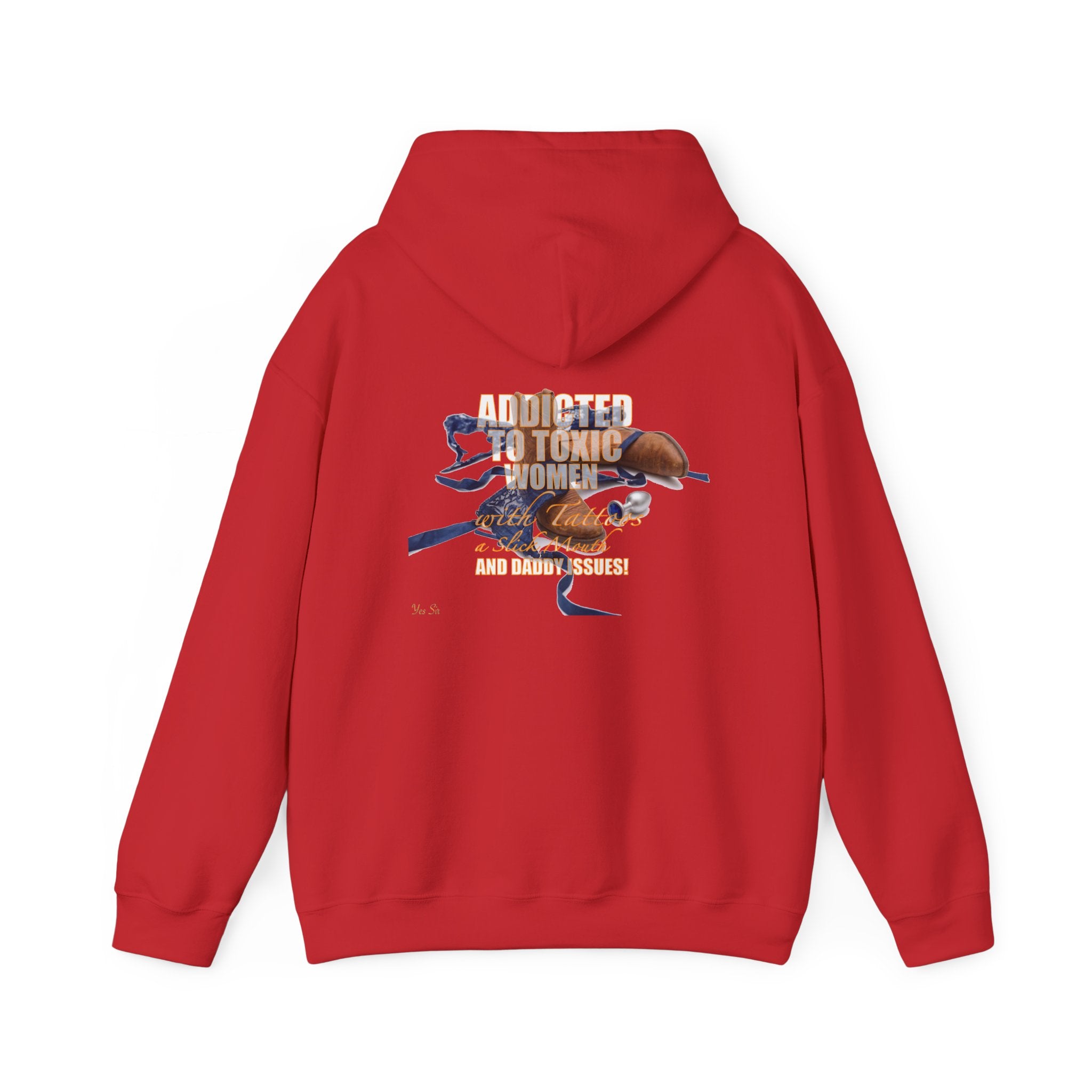 Addicted | Yes Sir Hoodie | Recovering Addict Graphic Hoodie