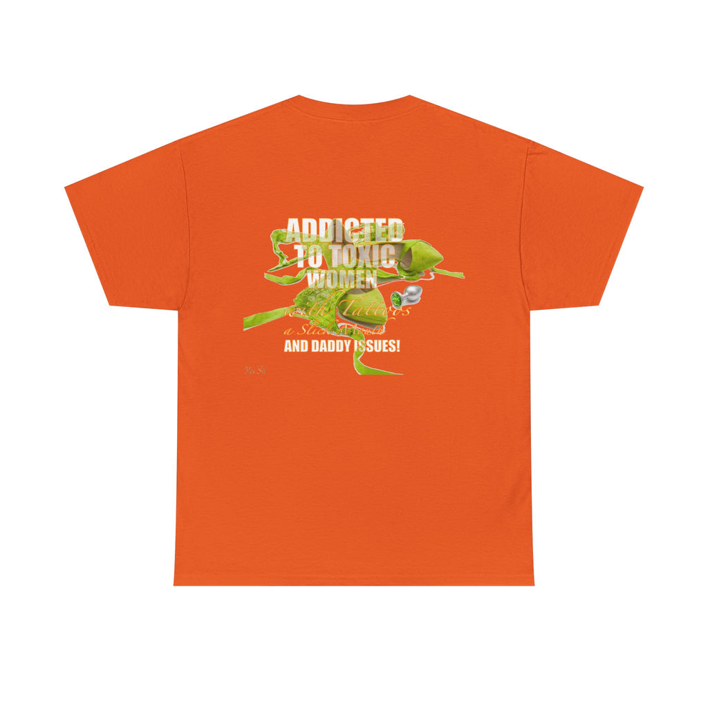 Addicted | Yes Sir T Shirt | Recovering Addict Green Graphic T Shirt