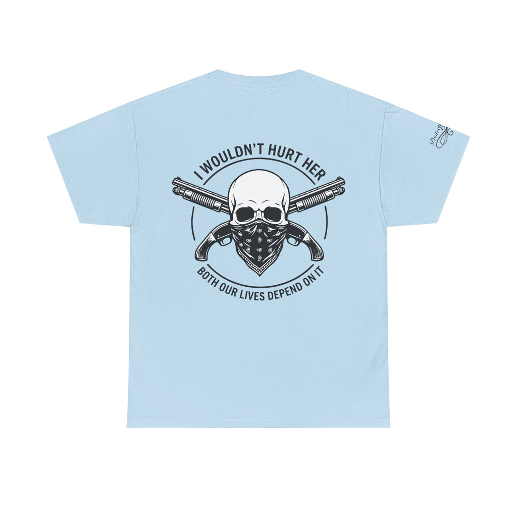 Protective Dad-Assault Rifle T-Shirt | Here’s Your Warning