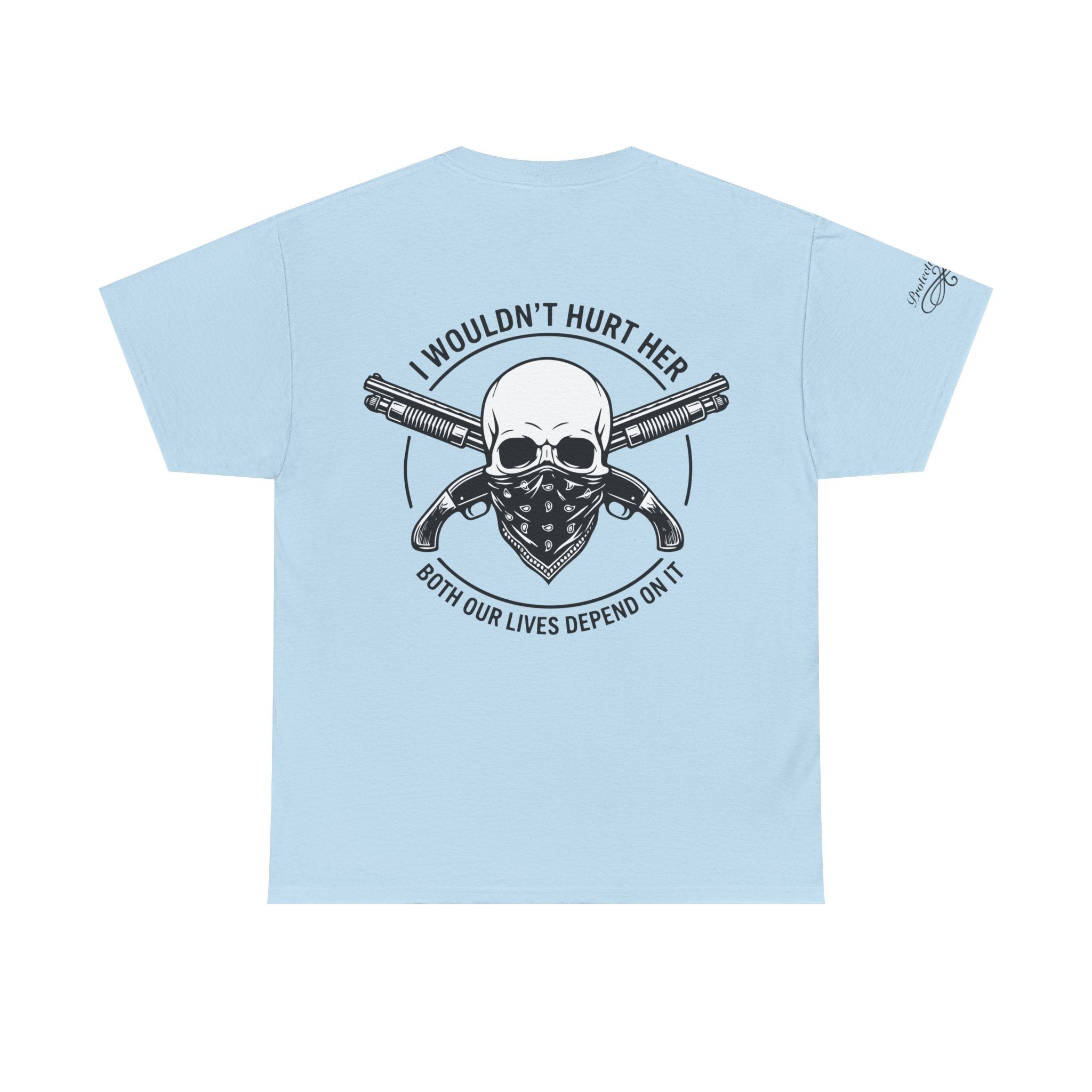 Protective Dad-Assault Rifle T-Shirt | Here’s Your Warning