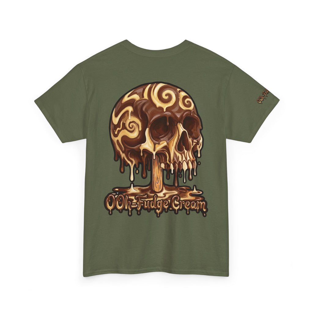 Skullcream-Ooh-Fudge Cream T-Shirt | Colorful Drip Graphic Tee