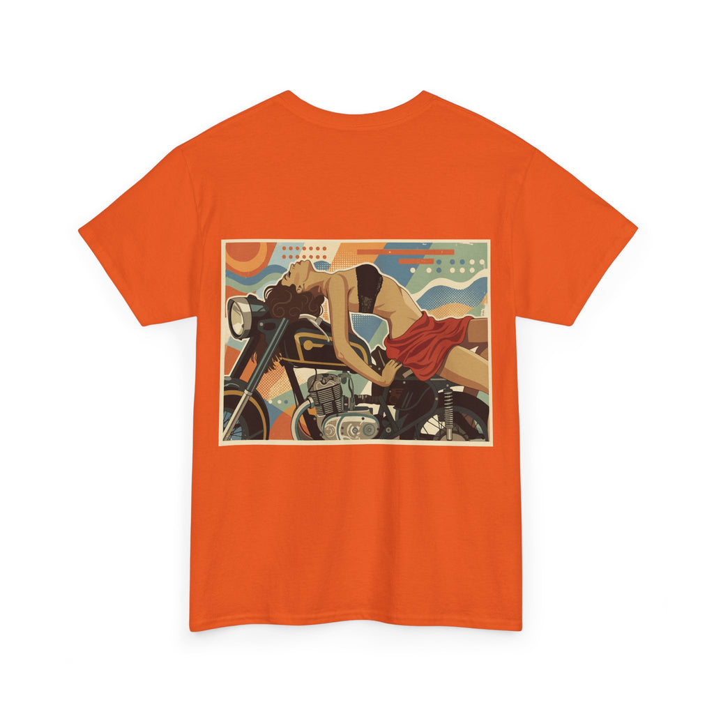 Good Girl-Pin Up Biker T-Shirt | Parental Advisory  for the Bearded