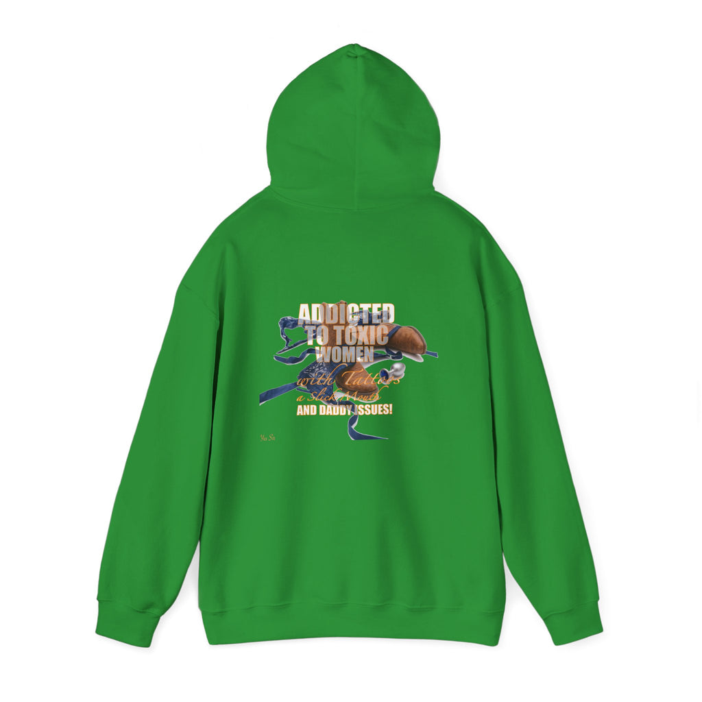Addicted | Yes Sir Hoodie | Recovering Addict Graphic Hoodie