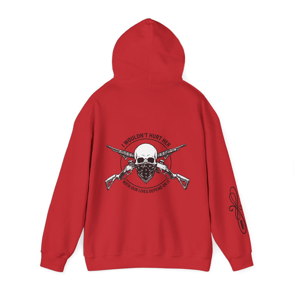 Protective Dad-Lever Actions Hoodie | Here’s Your Warning | Black Font