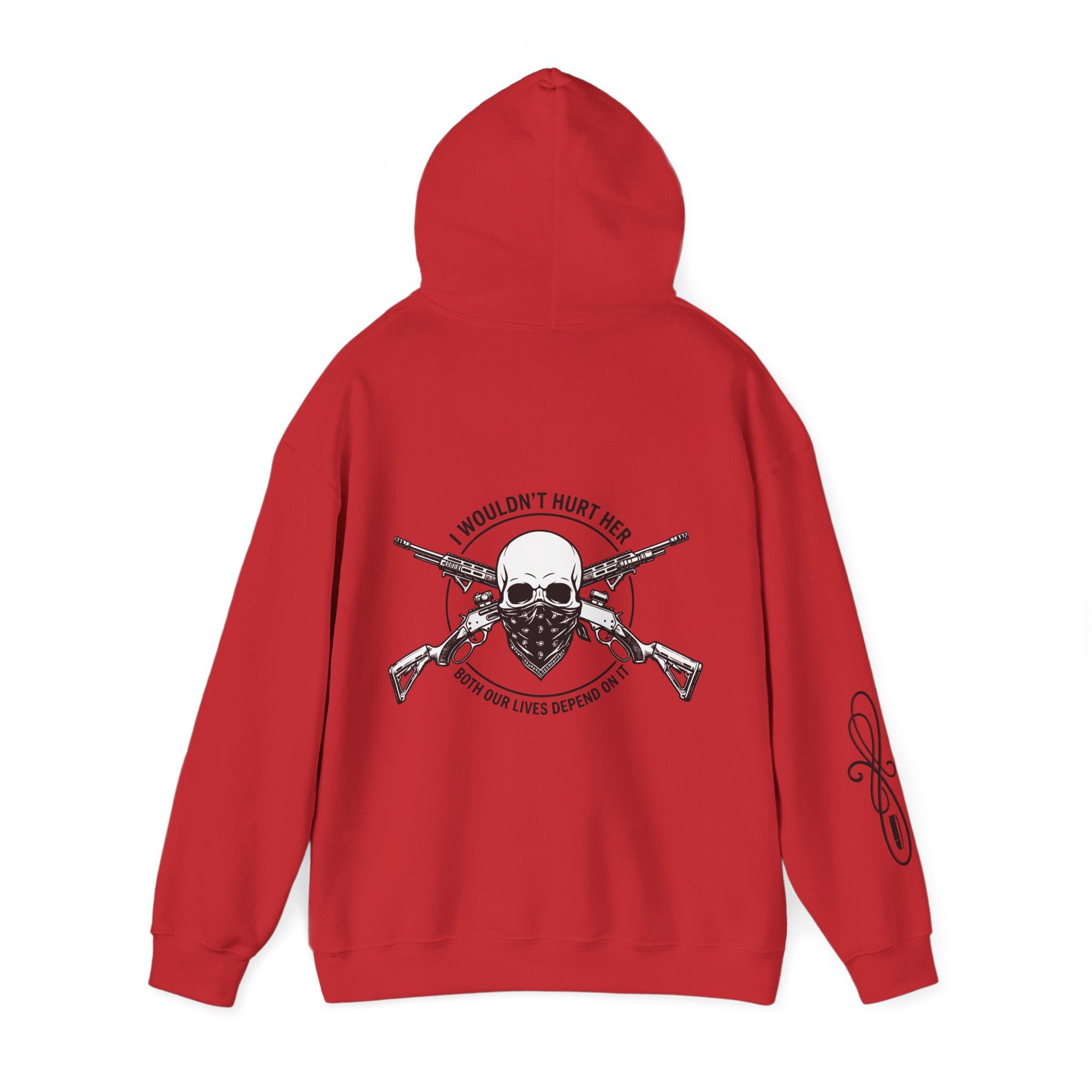 Protective Dad-Lever Actions Hoodie | Here’s Your Warning | Black Font