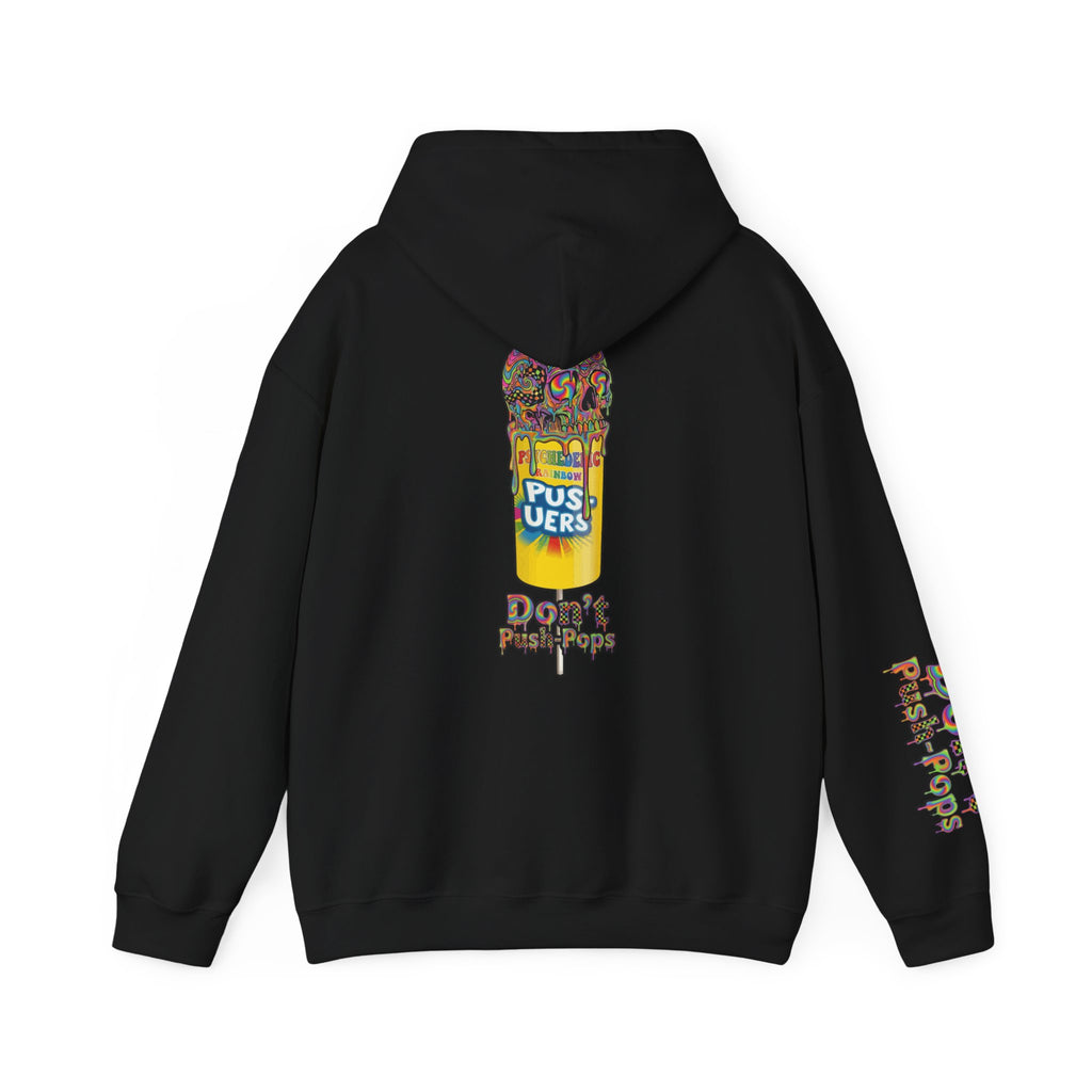 Skullcream-Don’t Push-Pops Hoodie | Dripping Skull Graphic