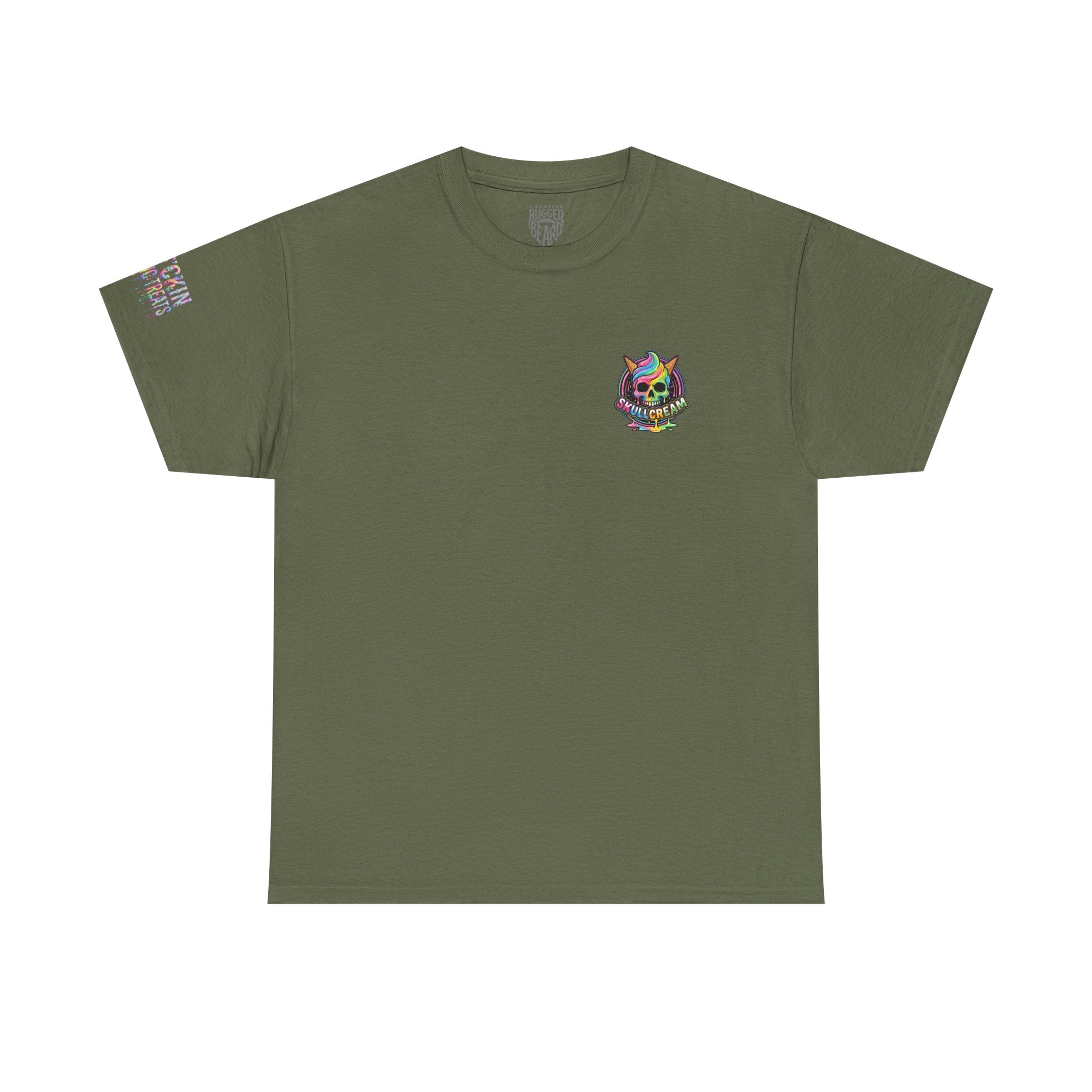 Cotton Candy Skullcream T Shirt — 'Sticky Fingers' Graphic T-Shirt