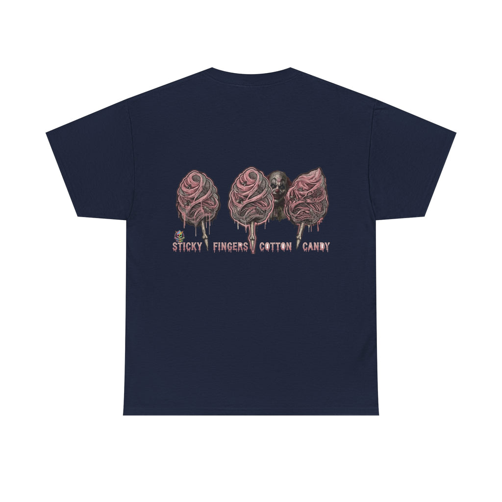 Cotton Candy Skullcream T Shirt — 'Sticky Fingers' Graphic T-Shirt