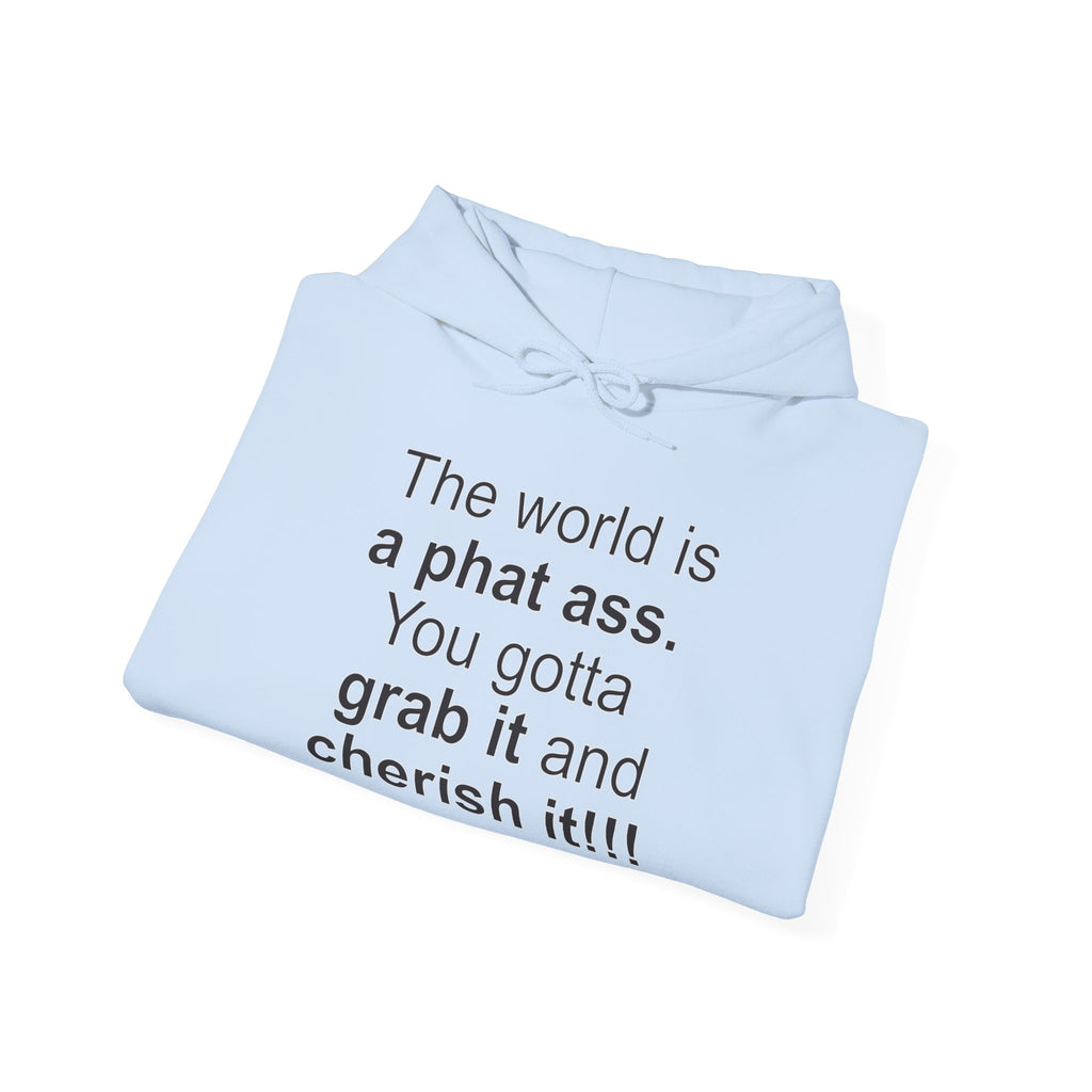 The World | Yes Sir Hoodie | Cherish It Graphic Hoodie