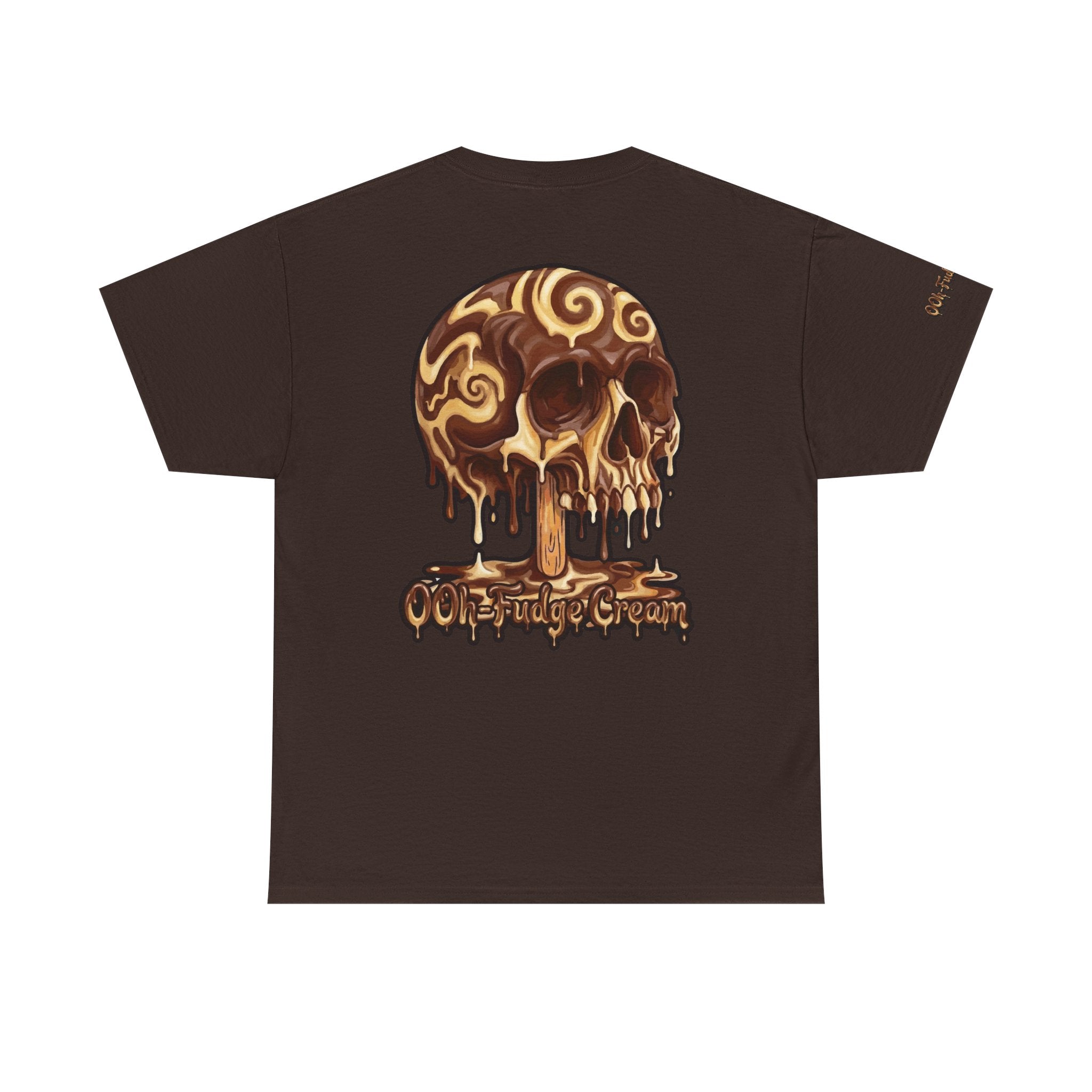 Skullcream-Ooh-Fudge Cream T-Shirt | Colorful Drip Graphic Tee