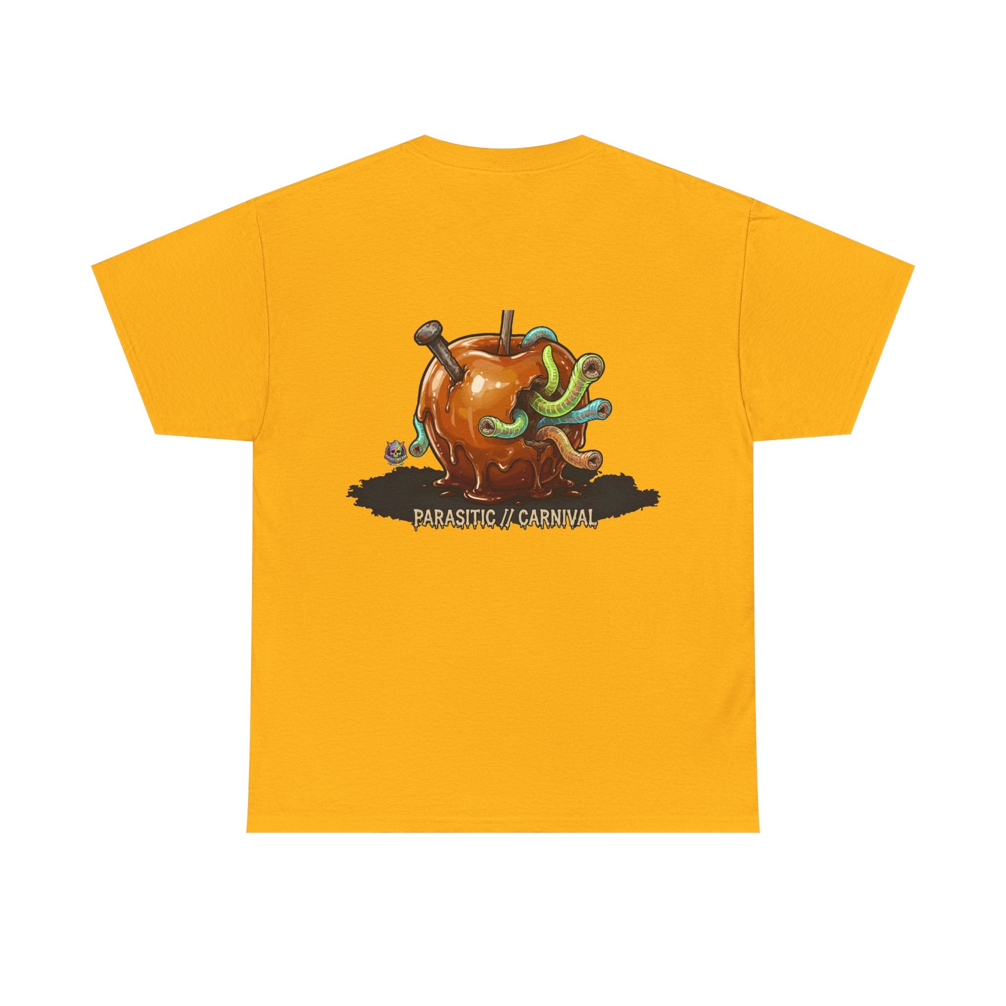 Skullcream Carnival Caramel Apple - Spooky Candy Apple Graphic T-Shirt