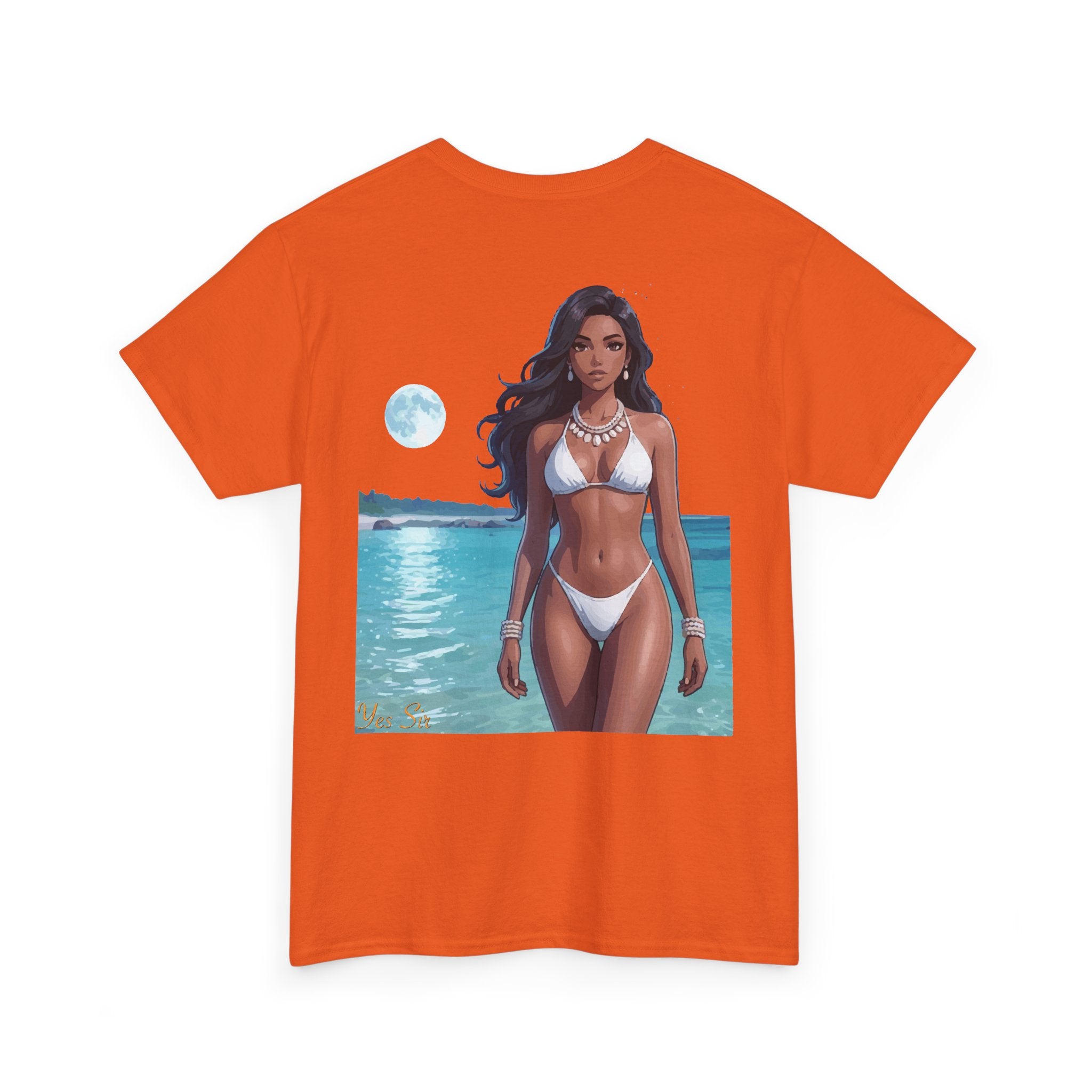 Under the Moon Light Yes Sir T-Shirt | Parental Advisory  for the Bearded