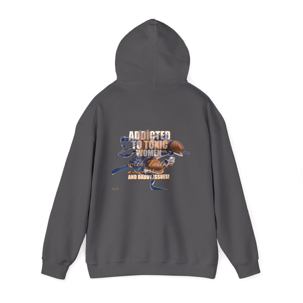 Addicted | Yes Sir Hoodie | Recovering Addict Graphic Hoodie