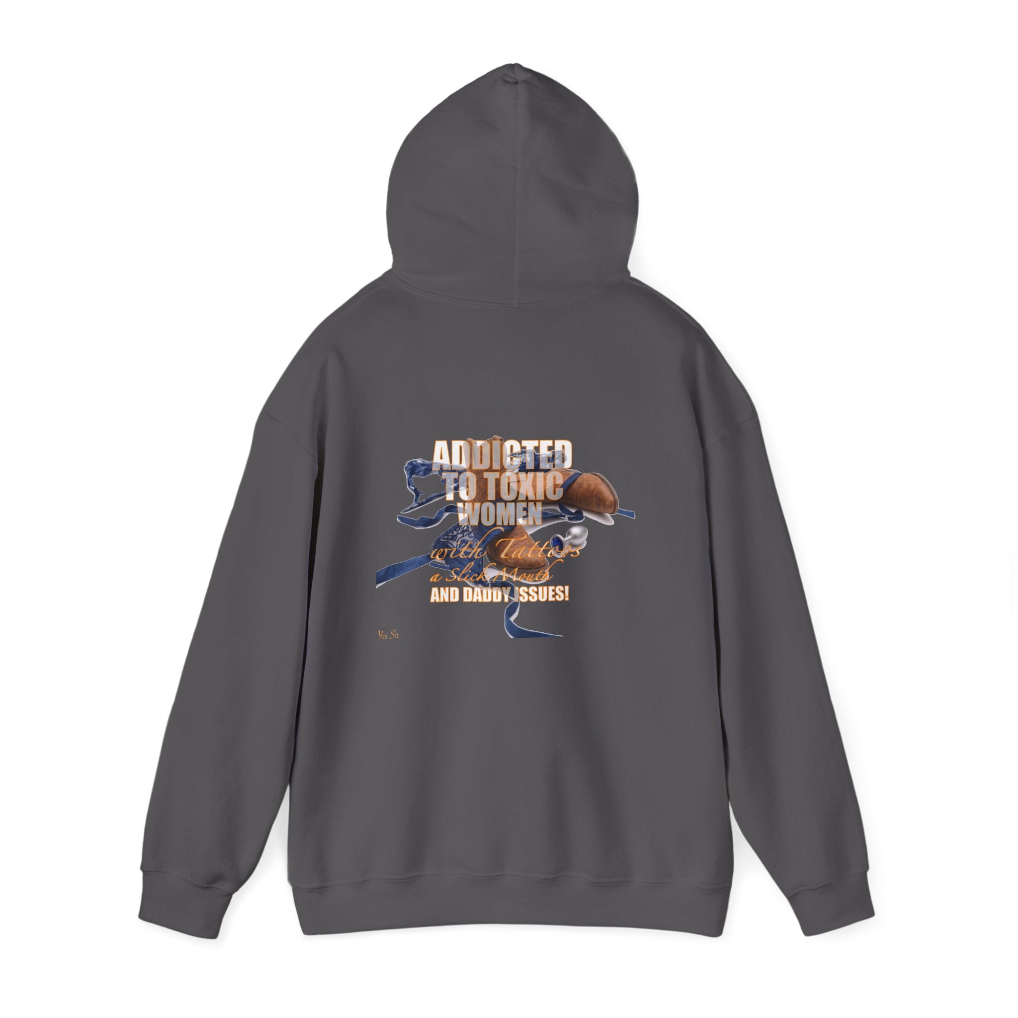 Addicted | Yes Sir Hoodie | Recovering Addict Graphic Hoodie
