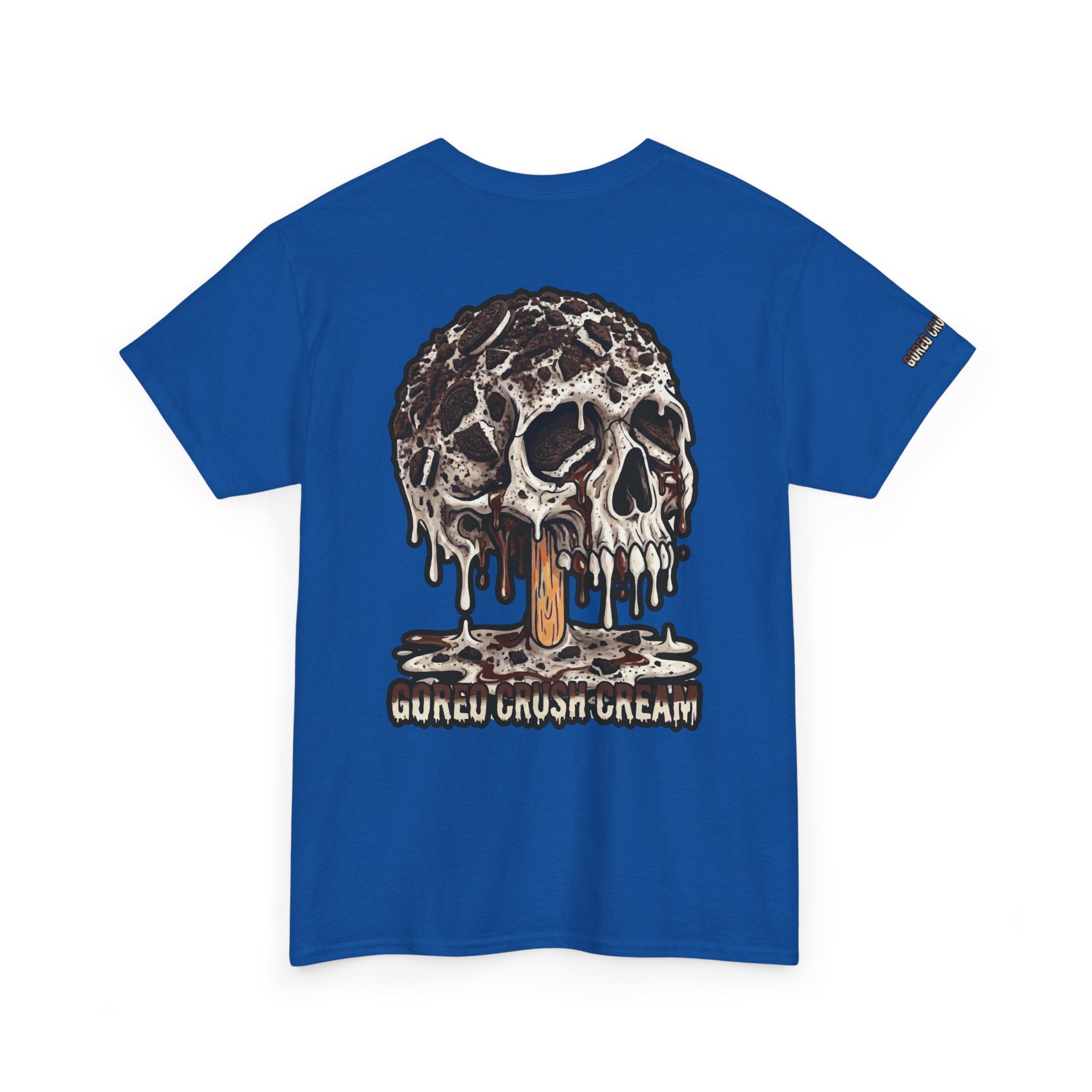 Skullcream-Goreo Crush Cream T-Shirt | Colorful Drip Graphic Tee