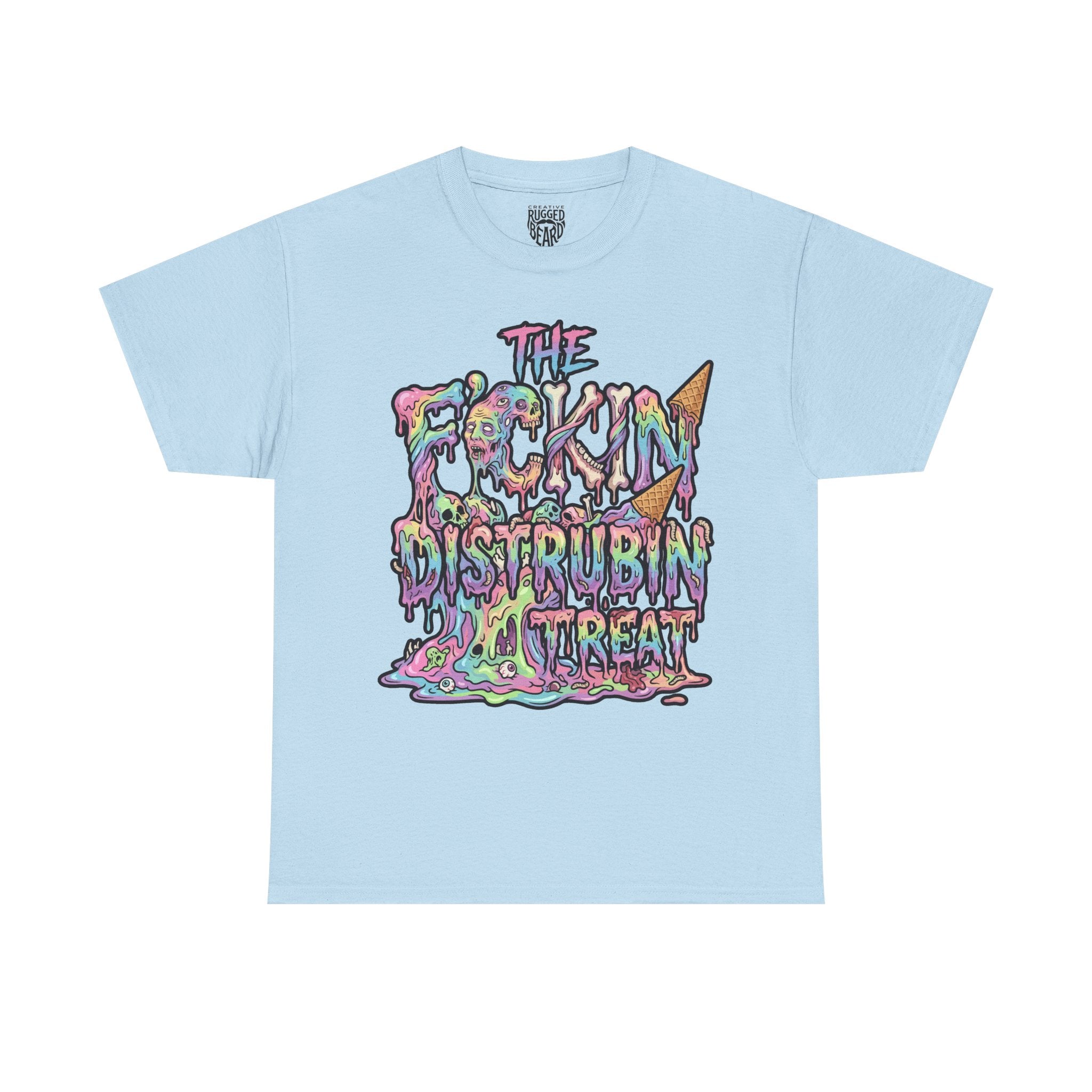 Skullcream Carnival Caramel Apple - Spooky Candy Apple Graphic T-Shirt