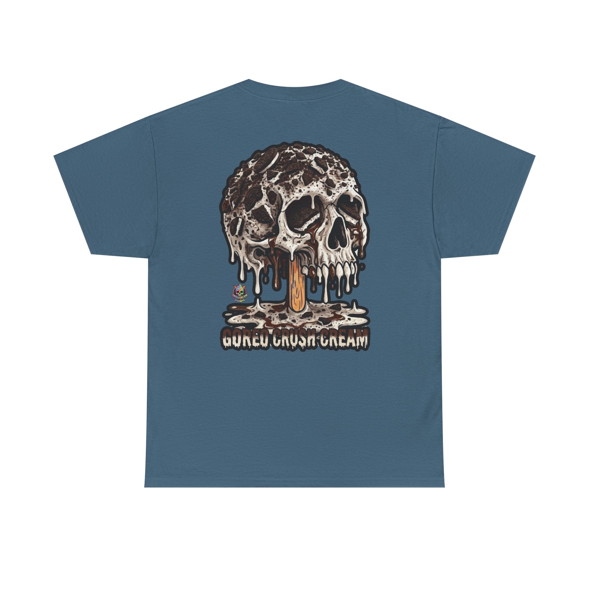 Skullcream-Goreo Crush Cream T-Shirt | Colorful Drip Graphic Tee