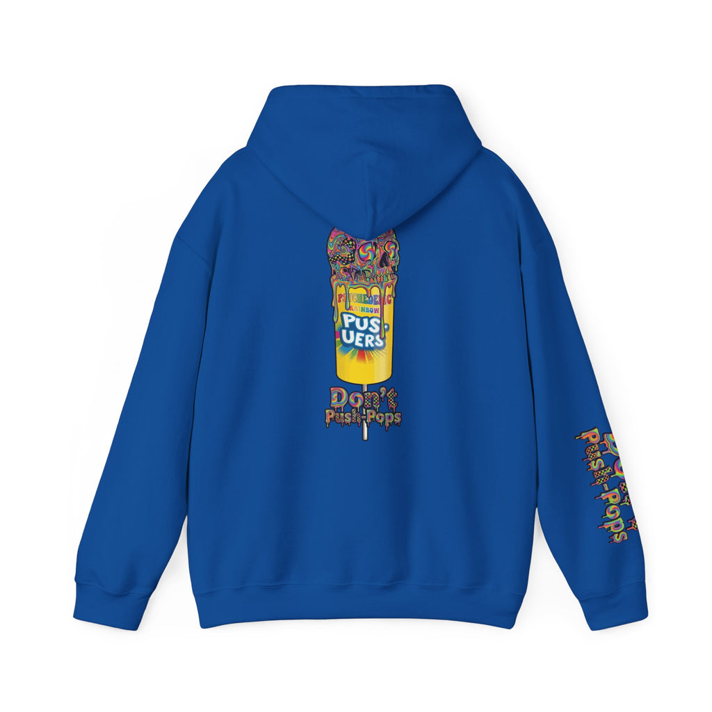 Skullcream-Don’t Push-Pops Hoodie | Dripping Skull Graphic