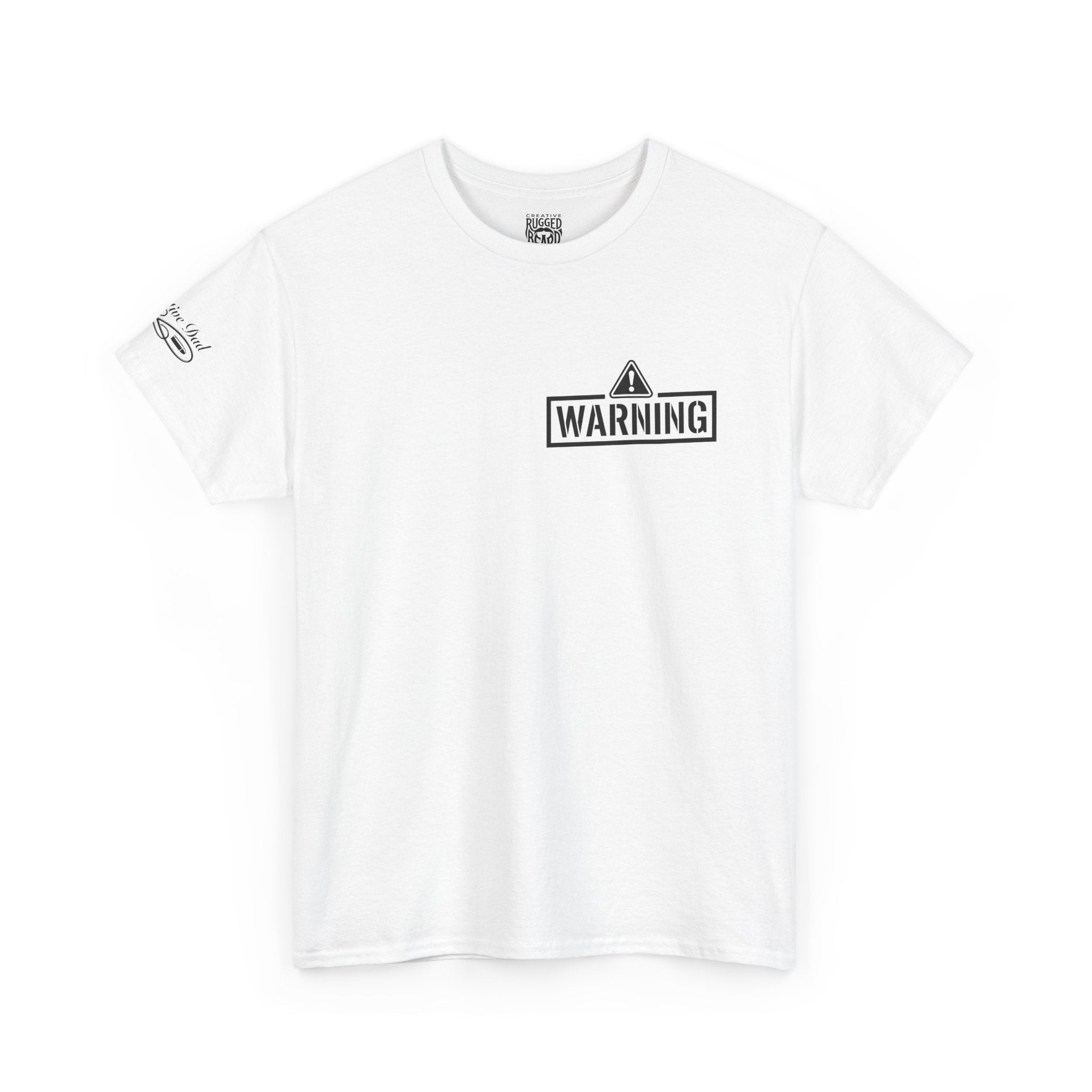 Protective Dad Assault Rifles T-Shirt | Here’s Your Warning