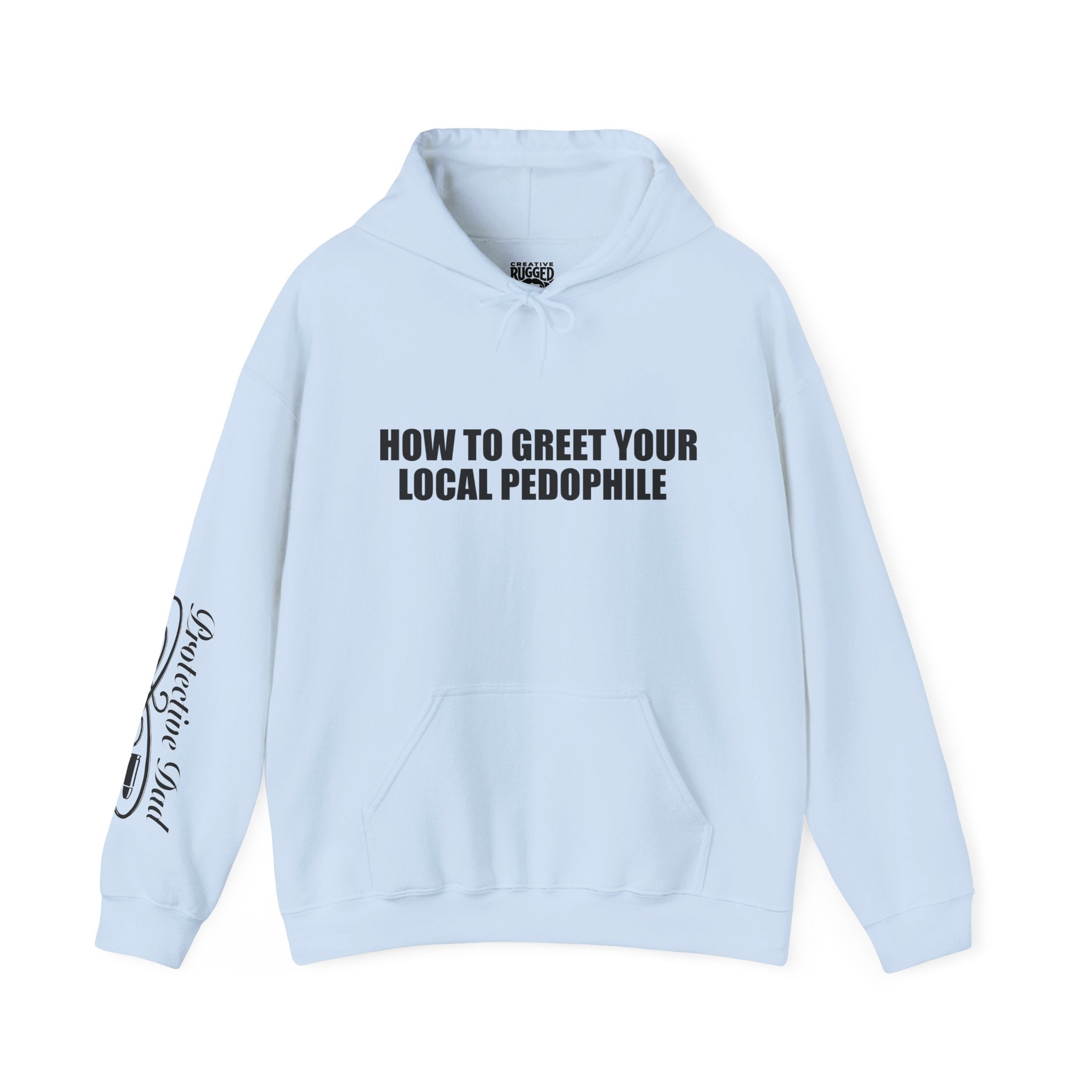 Protective Dad Greetings Hoodie | Here’s Your Warning