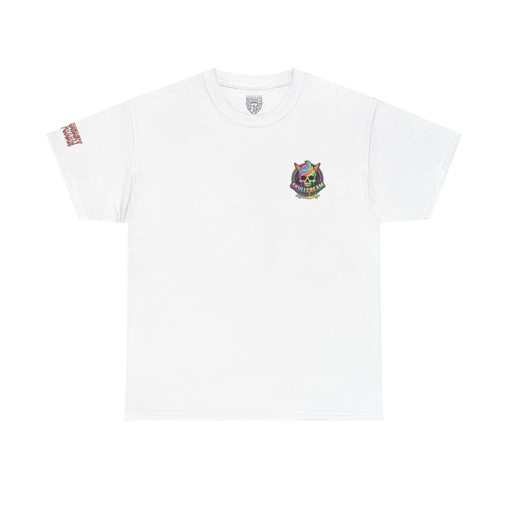 Skullcream-Skullberry Shortcake T-Shirt | Colorful Drip Graphic Tee