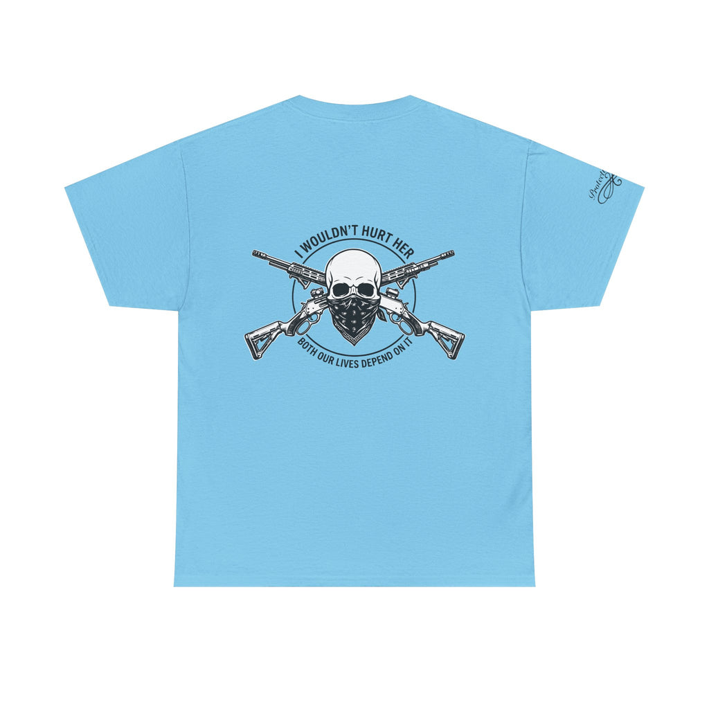 Protective Dad Lever Actions T-Shirt | Here’s Your Warning