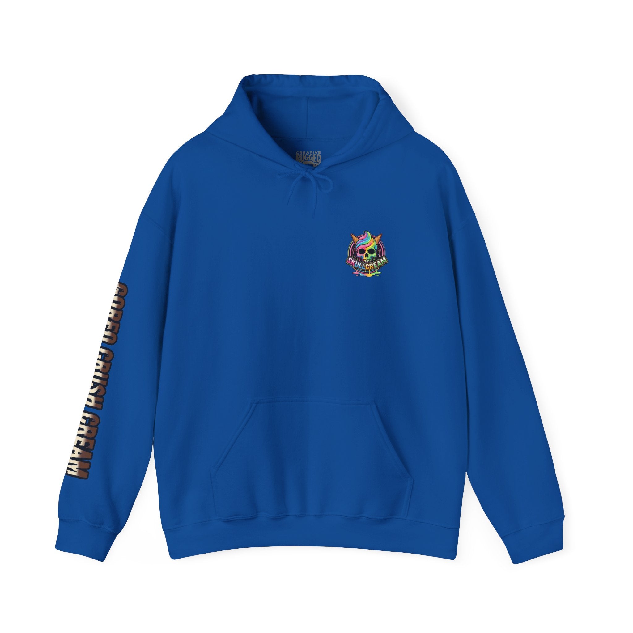 Skullcream-Goreo Crush Cream Hoodie | Dripping Skull Graphic