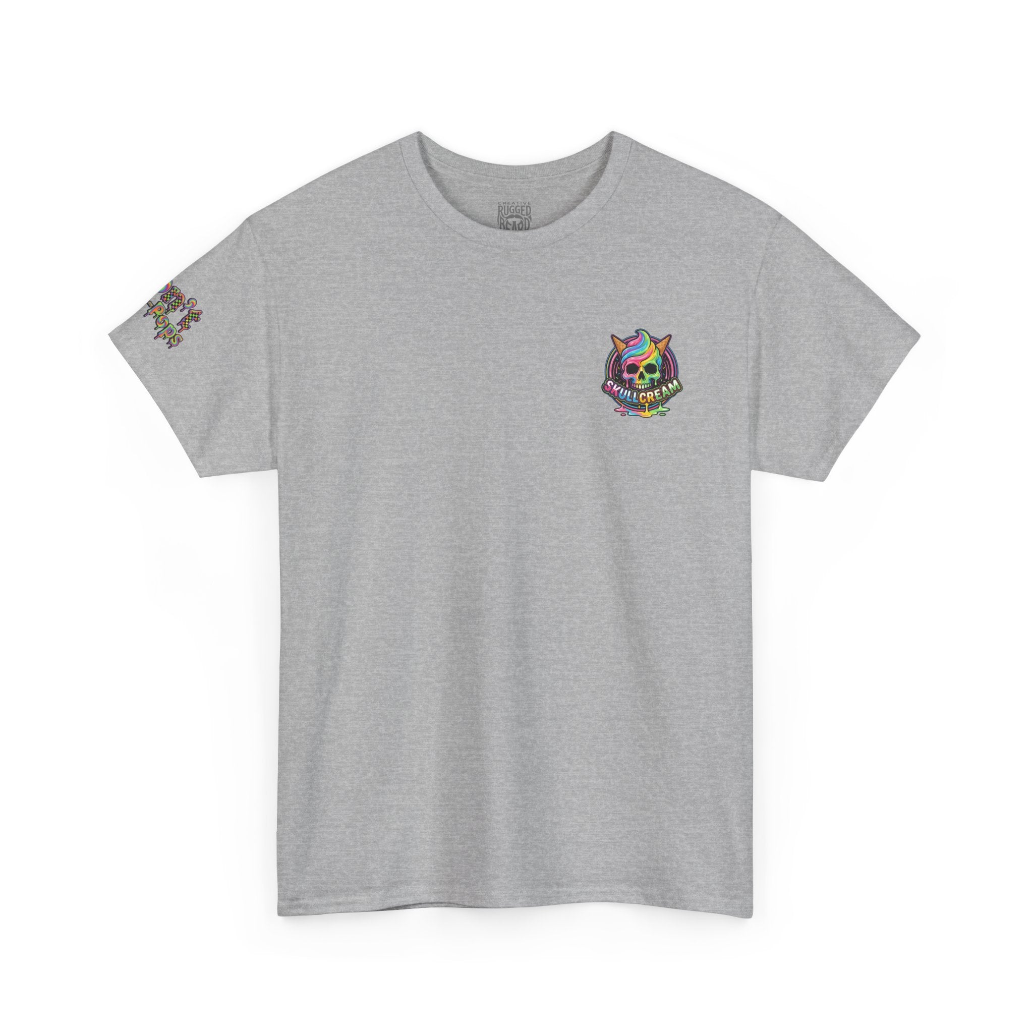 Skullcream-Don’t Push-Pops T-Shirt | Colorful Drip Graphic Tee