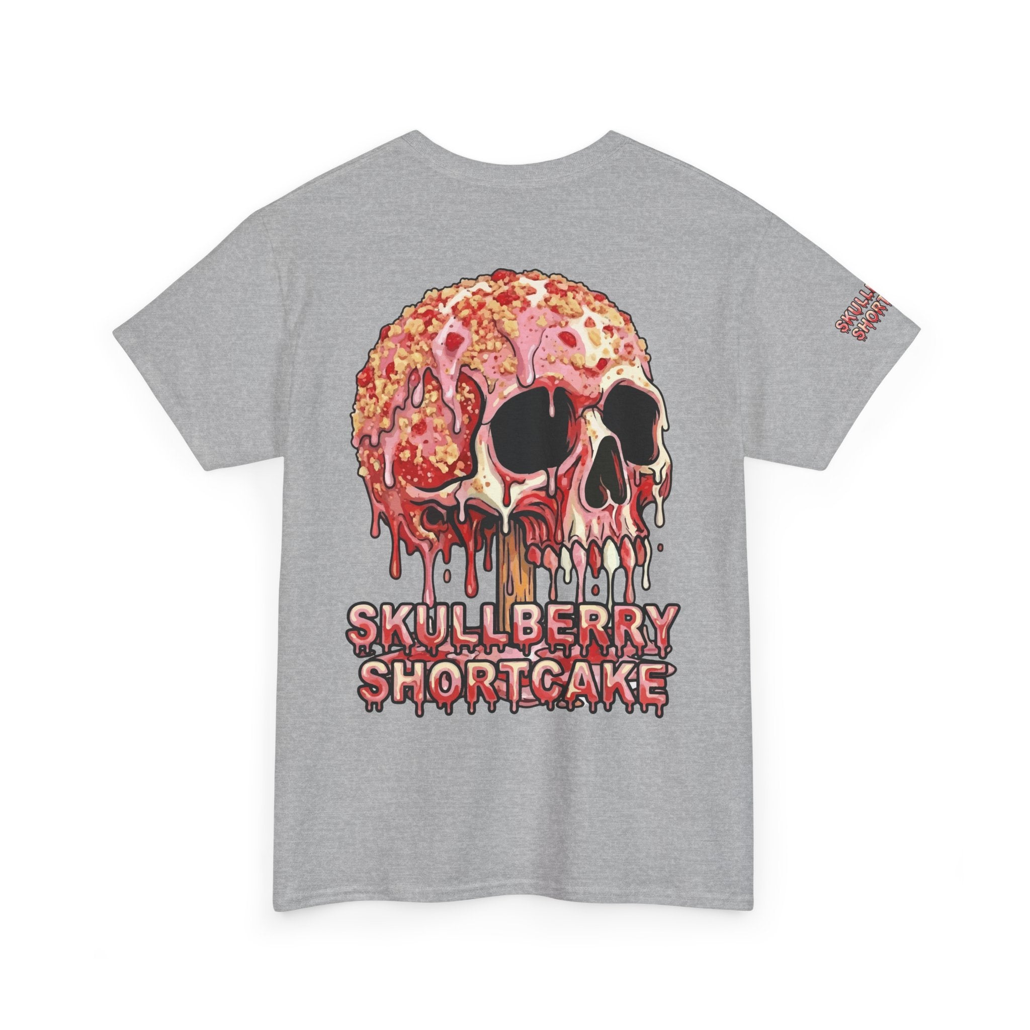 Skullcream-Skullberry Shortcake T-Shirt | Colorful Drip Graphic Tee