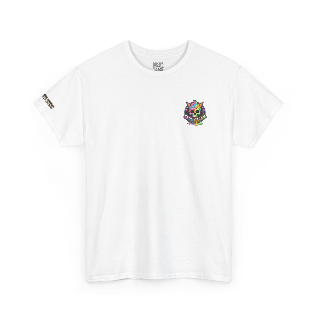 Skullcream-Goreo Crush Cream T-Shirt | Colorful Drip Graphic Tee