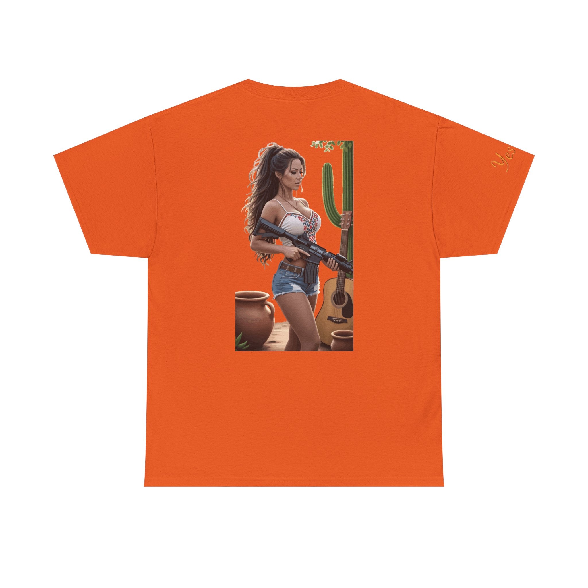 Nice Guitar-Yes Sir T-Shirt | Parental Advisory for the Bearded