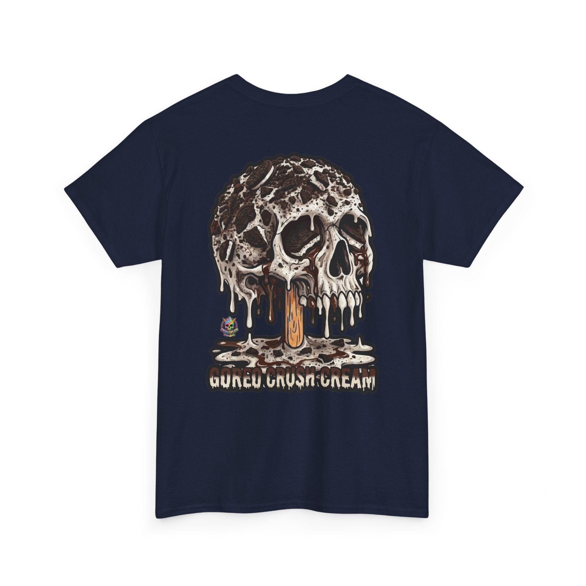 Skullcream-Goreo Crush Cream T-Shirt | Colorful Drip Graphic Tee
