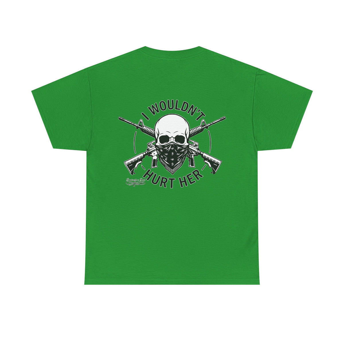 Protective Dad Assault Rifles T-Shirt | Here’s Your Warning