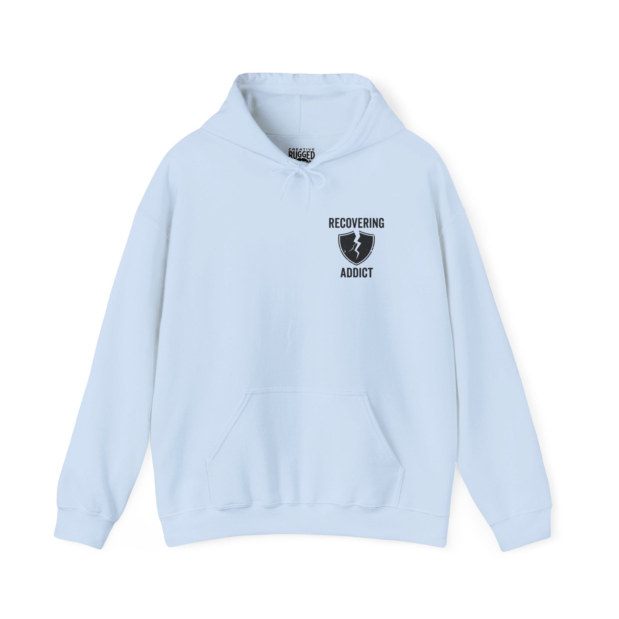 Addicted | Yes Sir Hoodie | Recovering Addict Graphic Hoodie